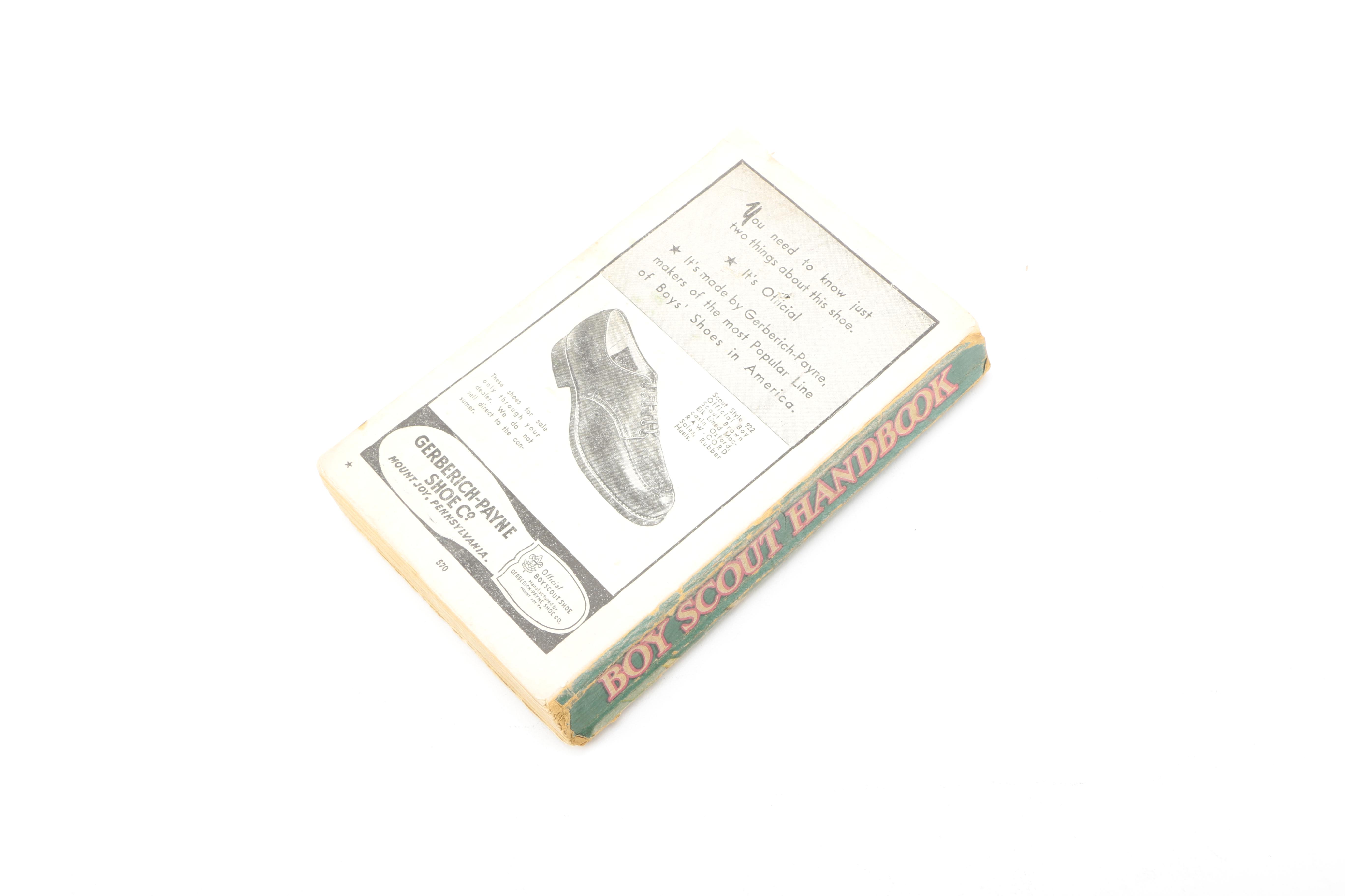 Mid Century Boy Scouts of America Handbooks With "The Adventures of Tom Sawyer"