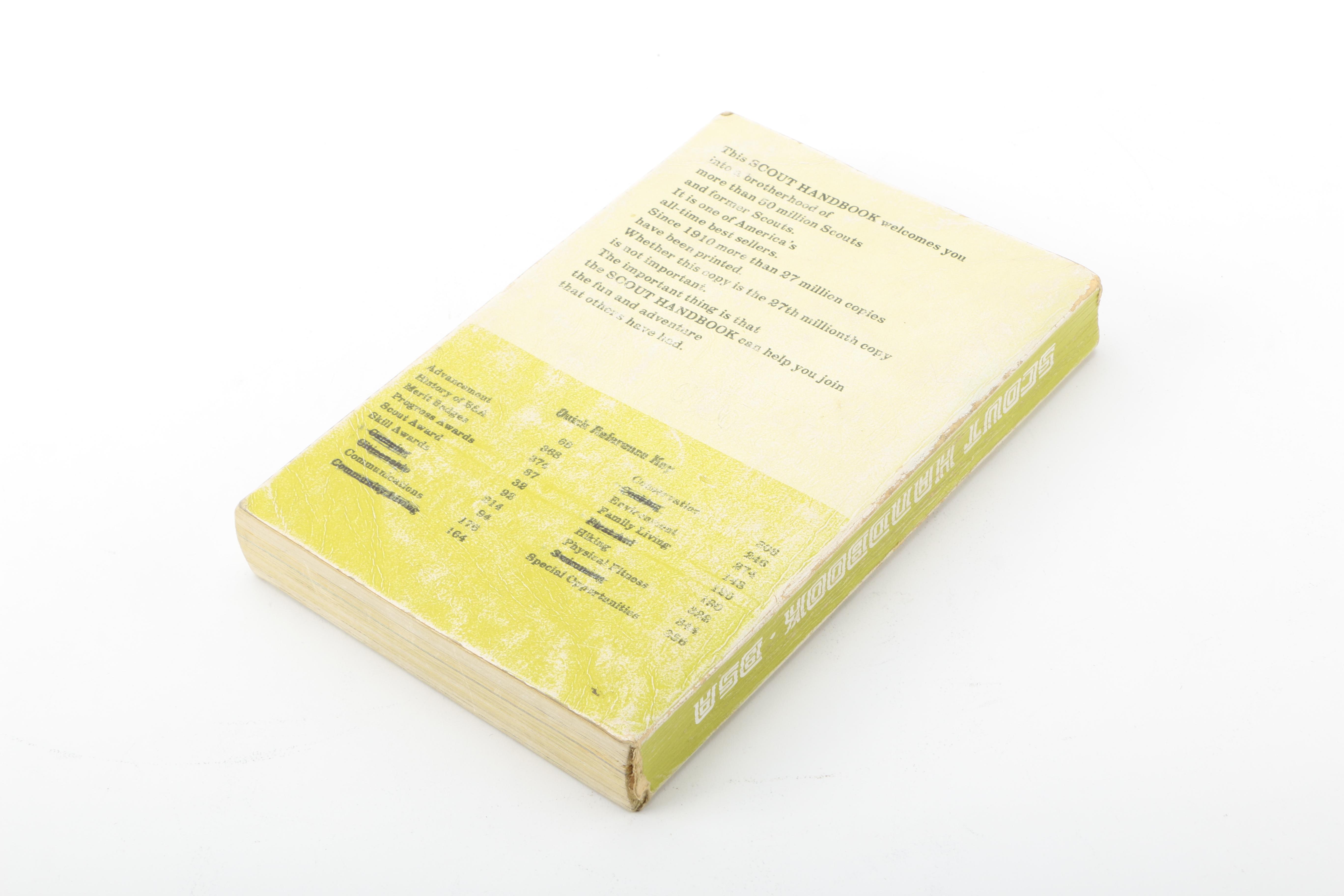 Mid Century Boy Scouts of America Handbooks With "The Adventures of Tom Sawyer"