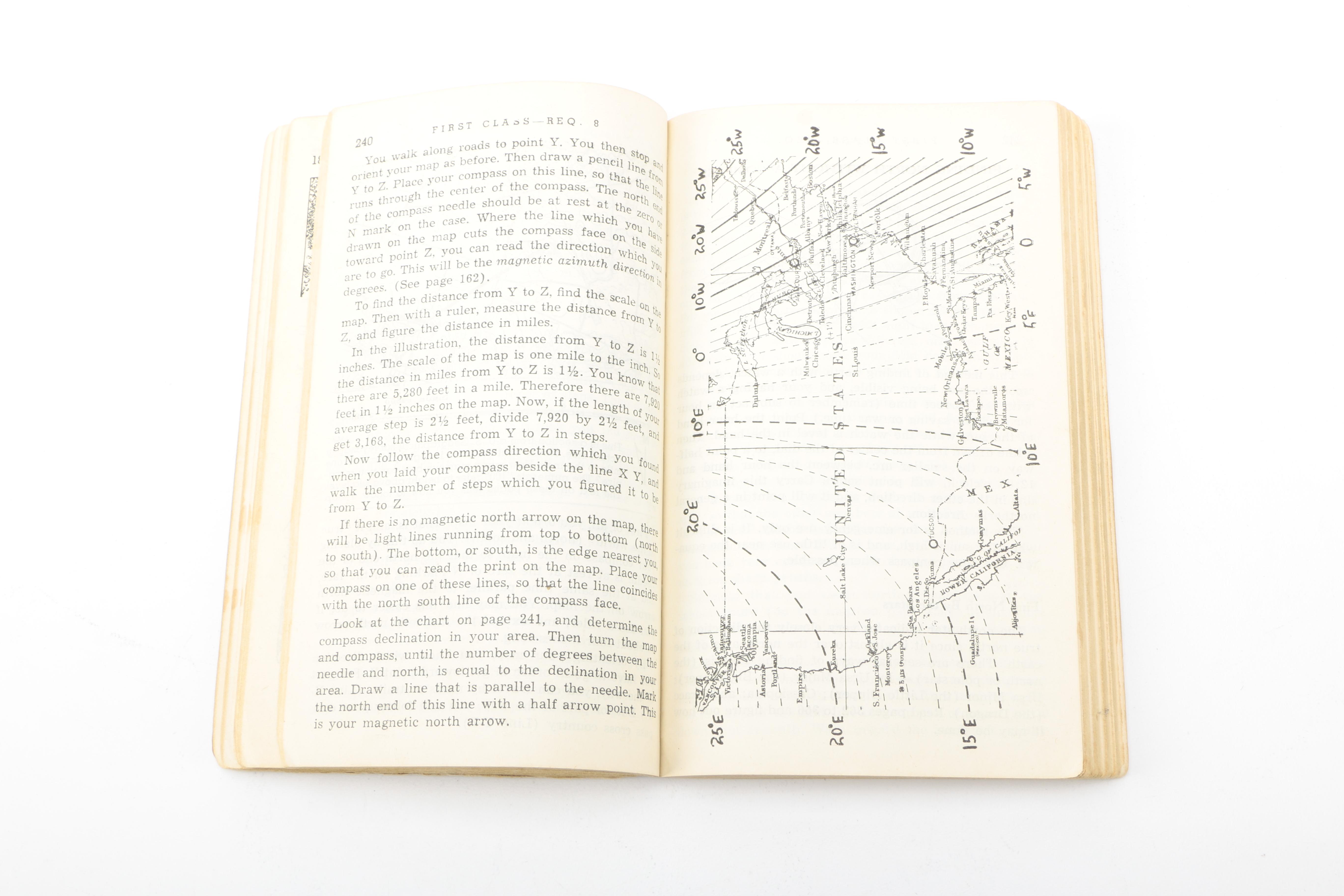 Mid Century Boy Scouts of America Handbooks With "The Adventures of Tom Sawyer"