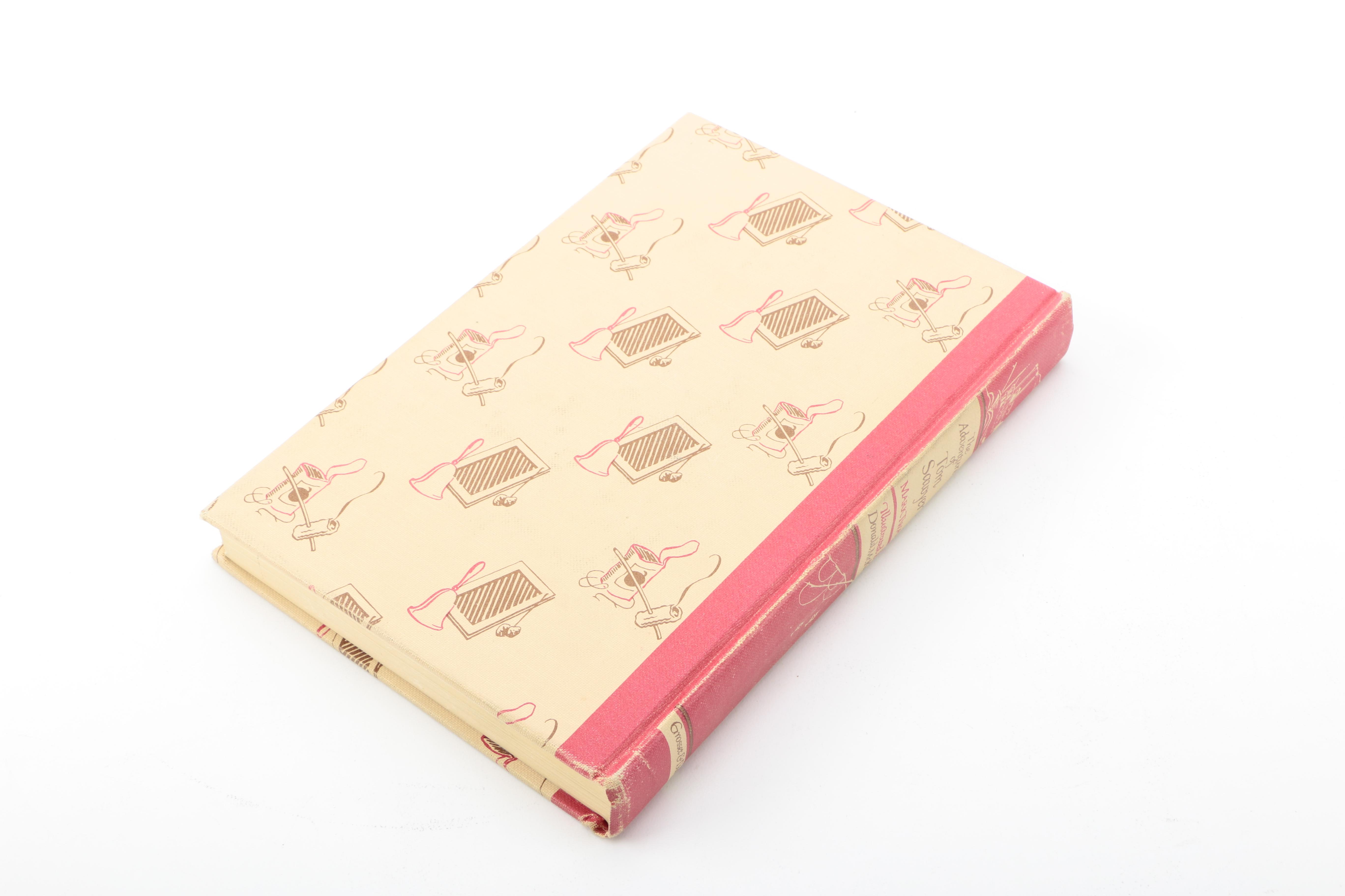 Mid Century Boy Scouts of America Handbooks With "The Adventures of Tom Sawyer"