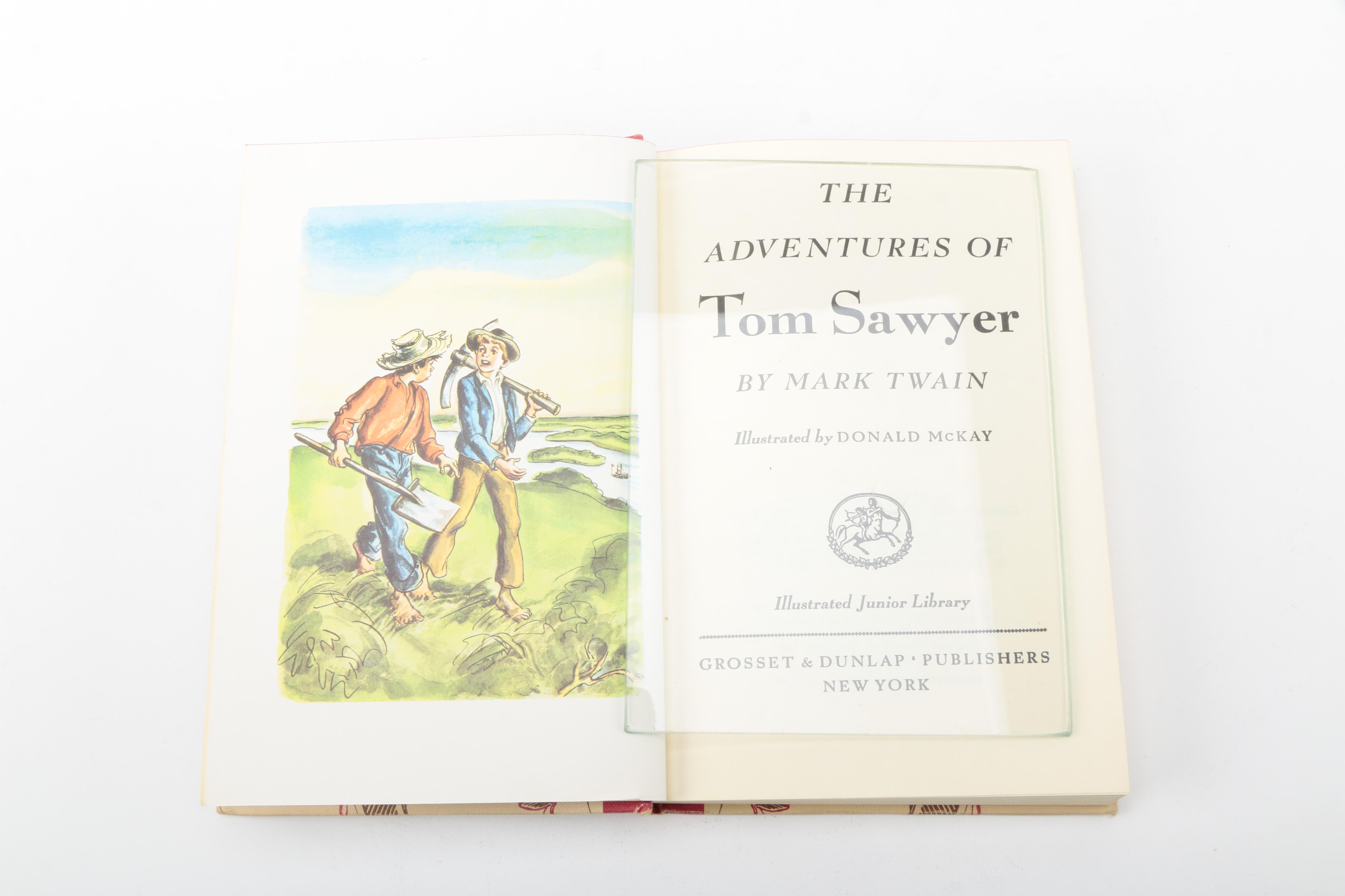 Mid Century Boy Scouts of America Handbooks With "The Adventures of Tom Sawyer"