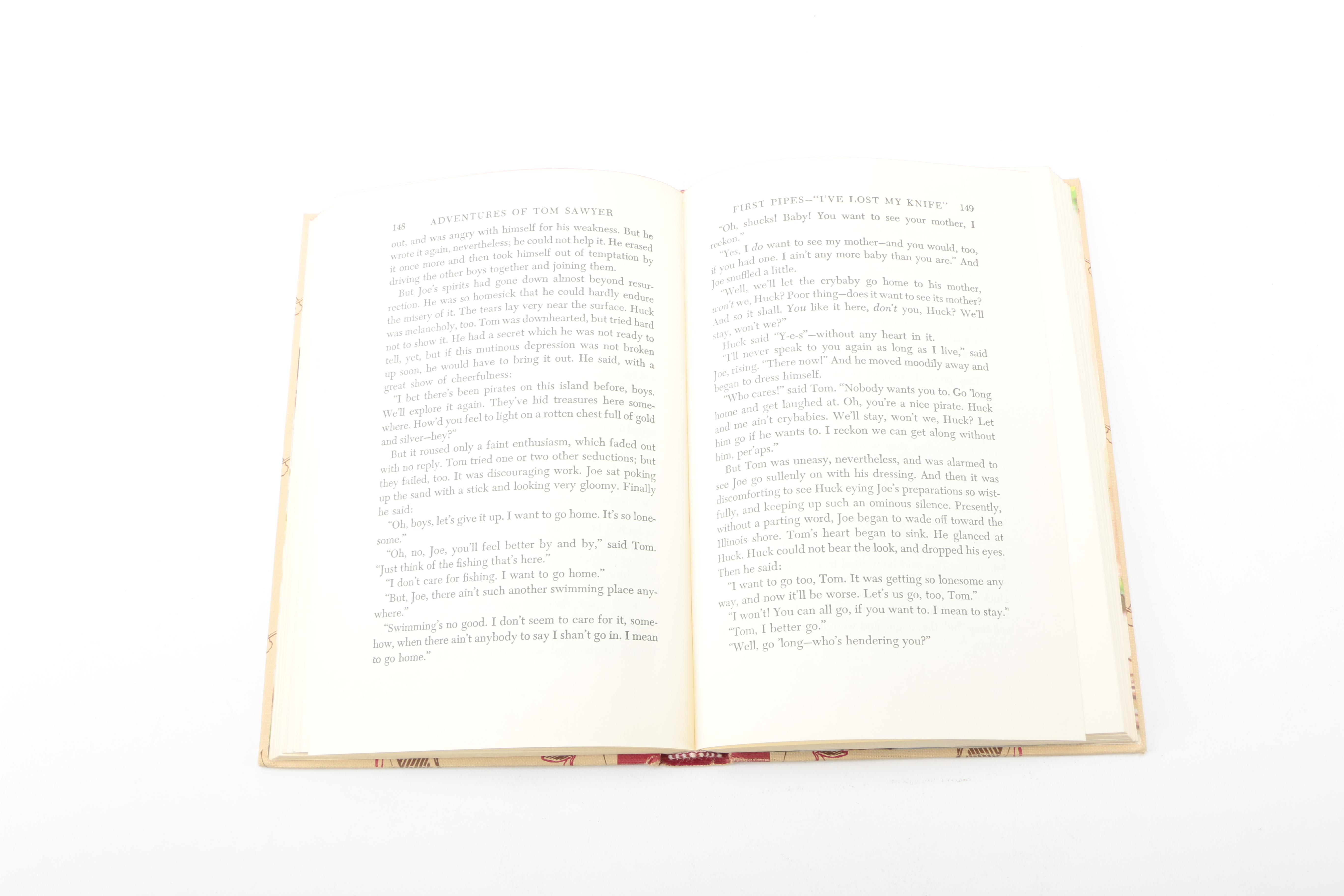 Mid Century Boy Scouts of America Handbooks With "The Adventures of Tom Sawyer"