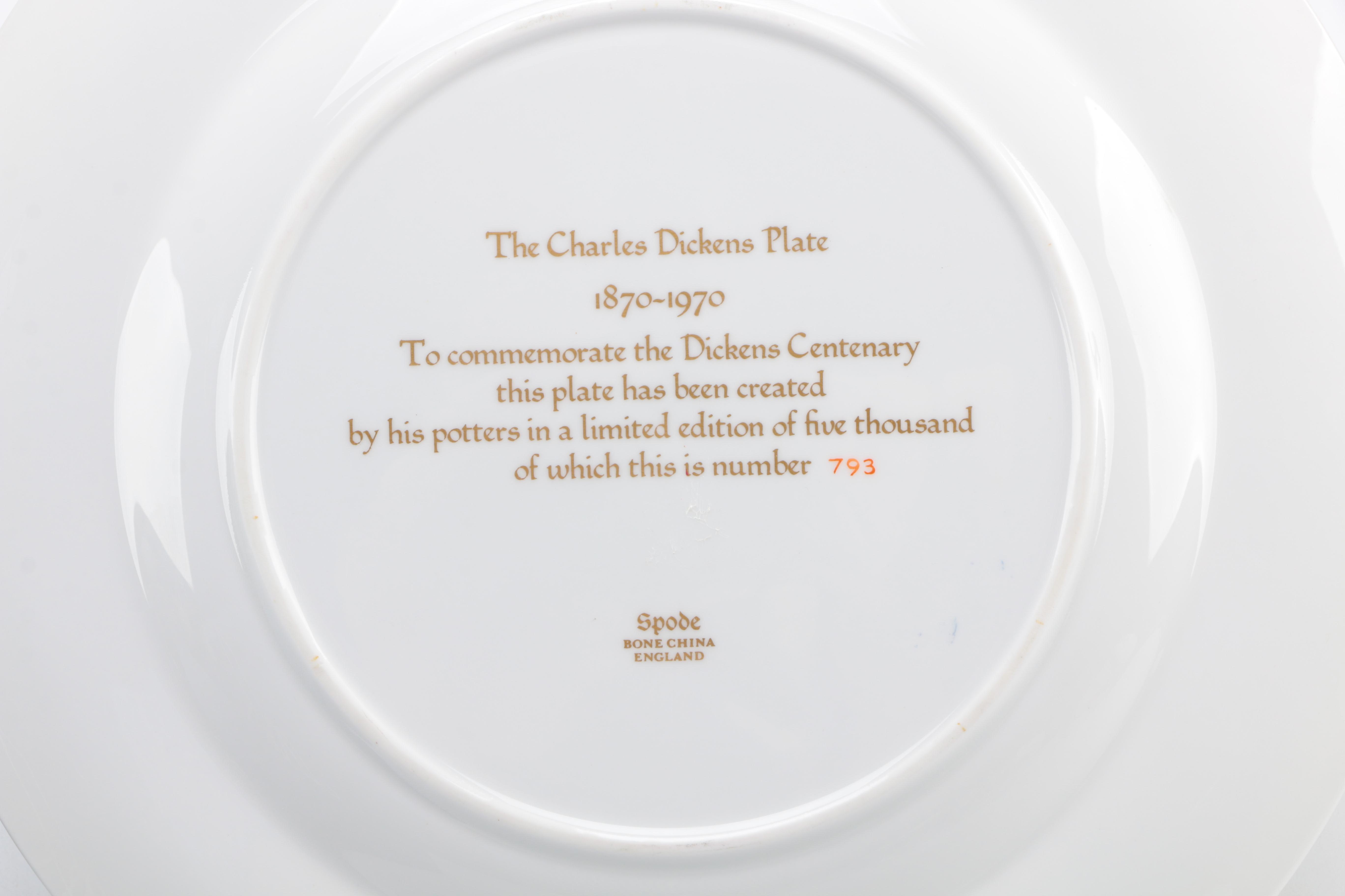 Spode Limited Edition Charles Dickens Plate