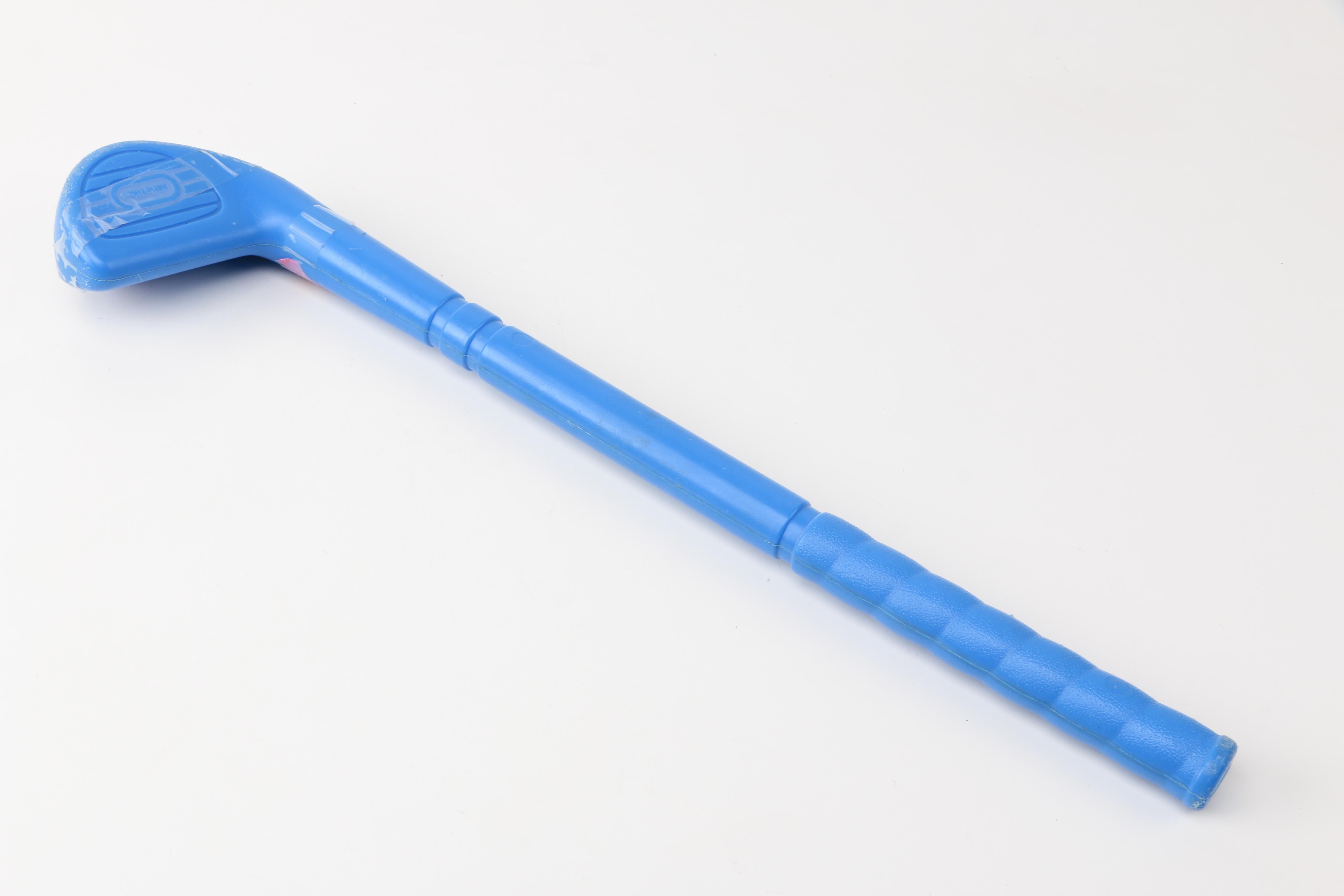 George Hardy Supply Co. Miniature Air Hockey Table and Blue Golf Club