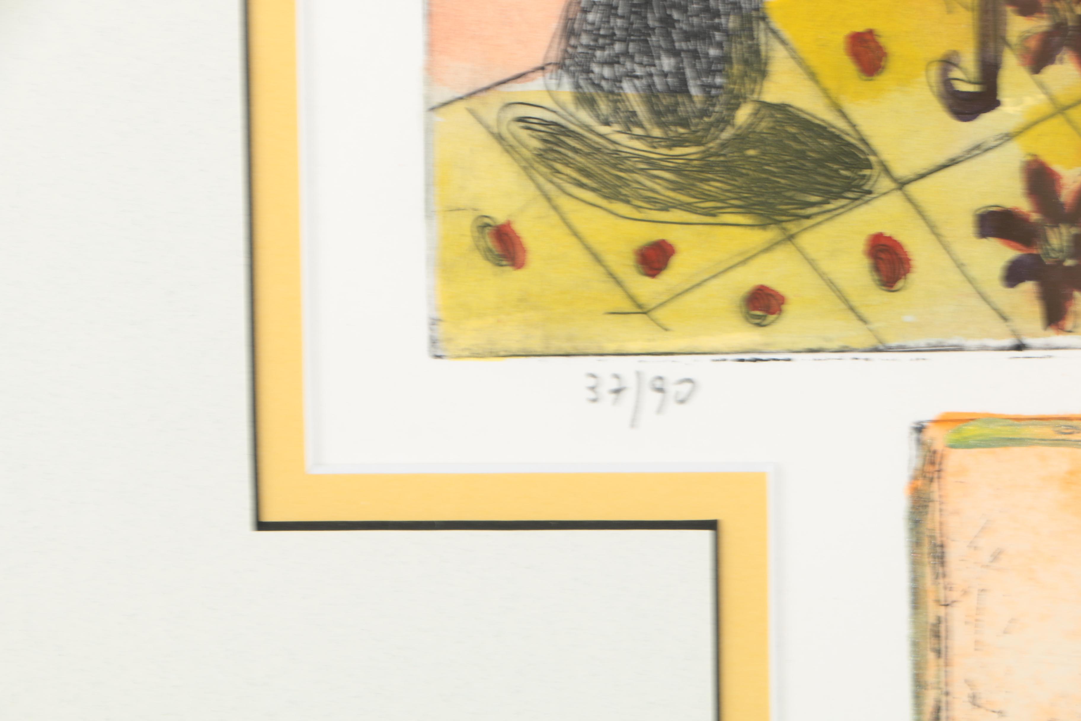 Bracha Guy Limited Edition Hand-Colored Etching