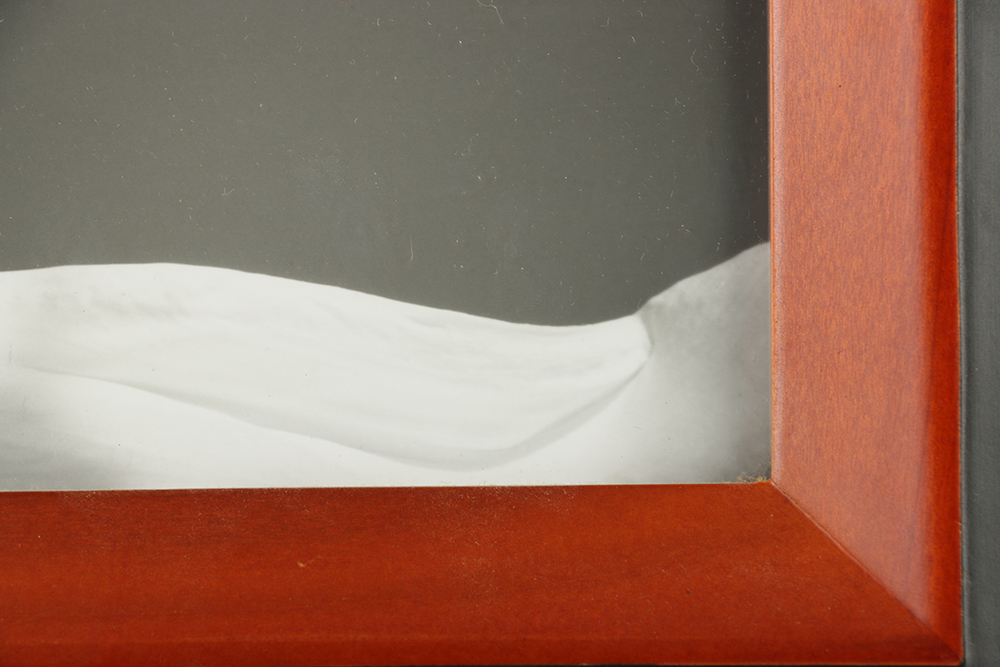 Black and White Digital Photograph on Paper of Abstract Scene