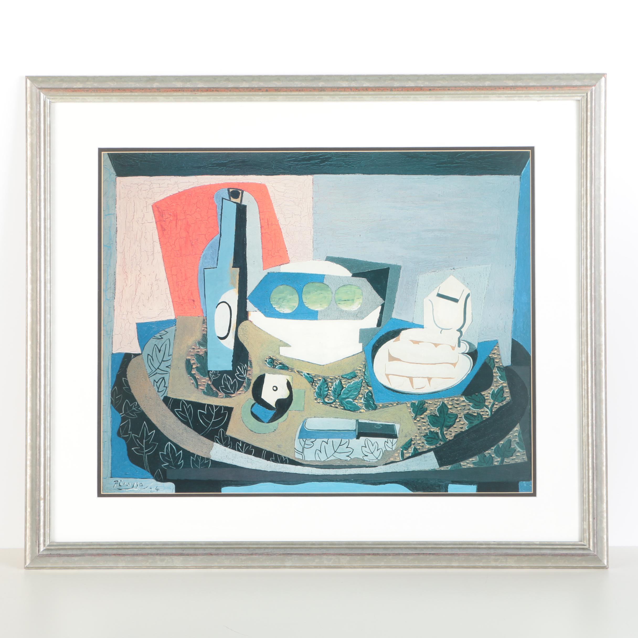 Offset Lithograph After Picasso's "Still Life with Biscuits"