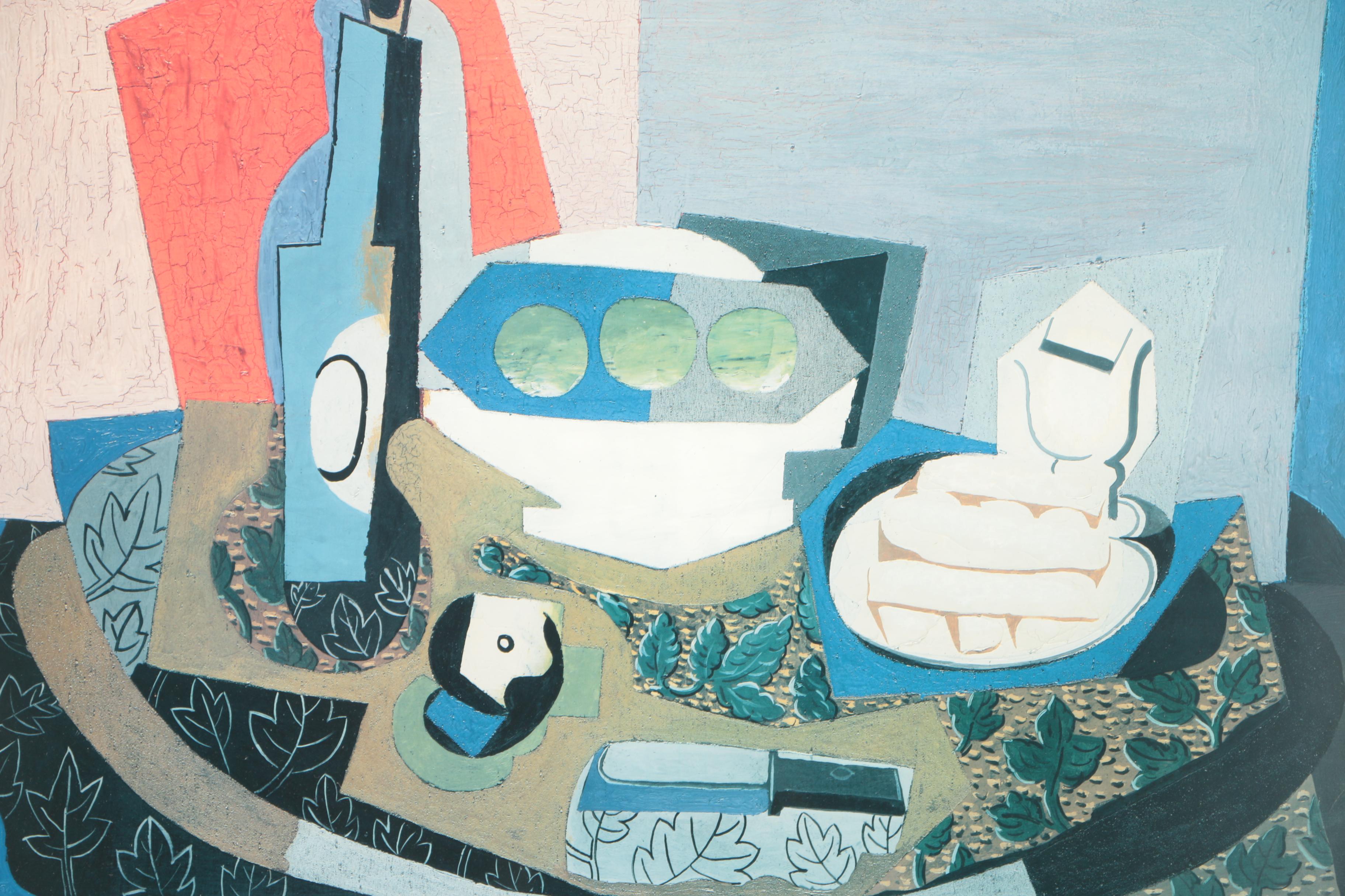Offset Lithograph After Picasso's "Still Life with Biscuits"