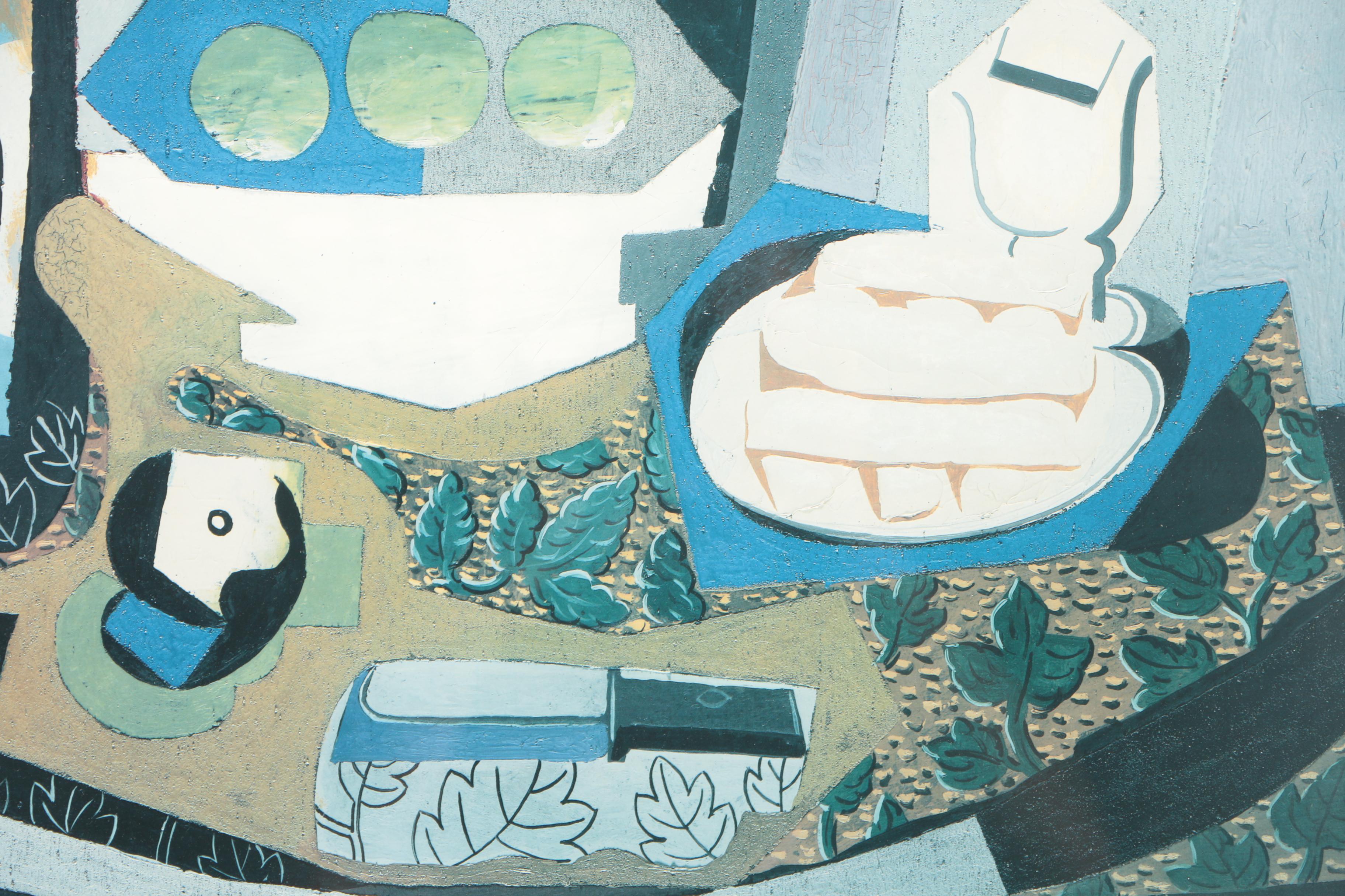 Offset Lithograph After Picasso's "Still Life with Biscuits"