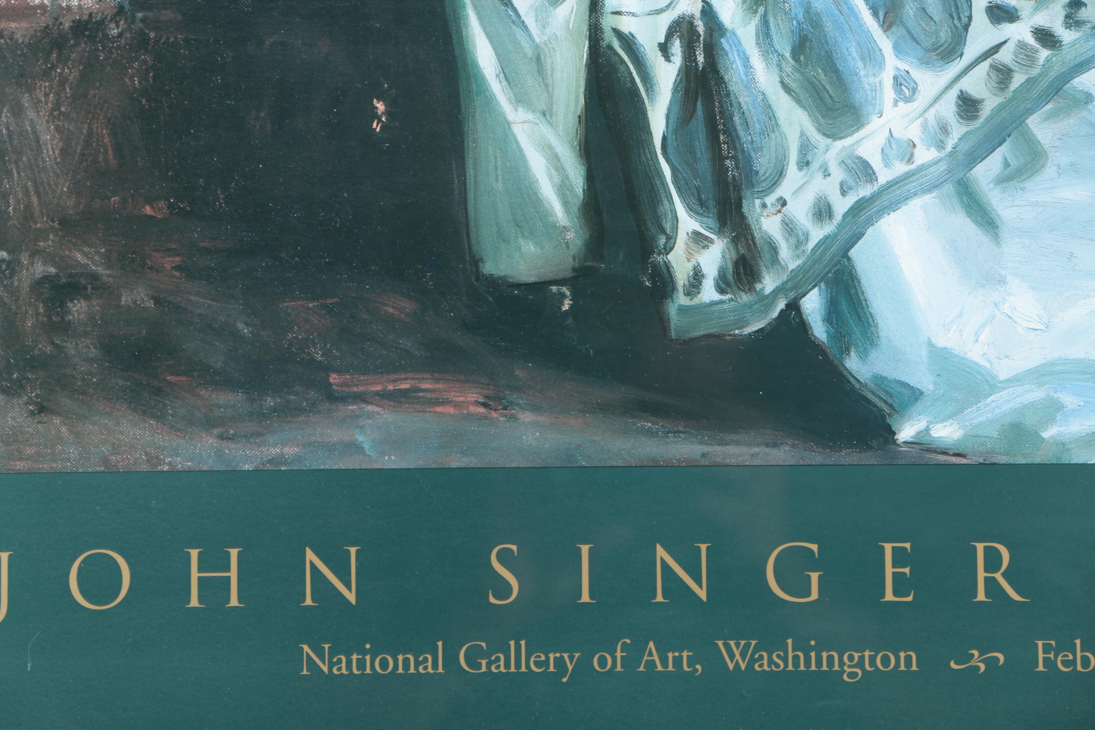 John Singer Sargent Exhibition Poster for National Gallery of Art