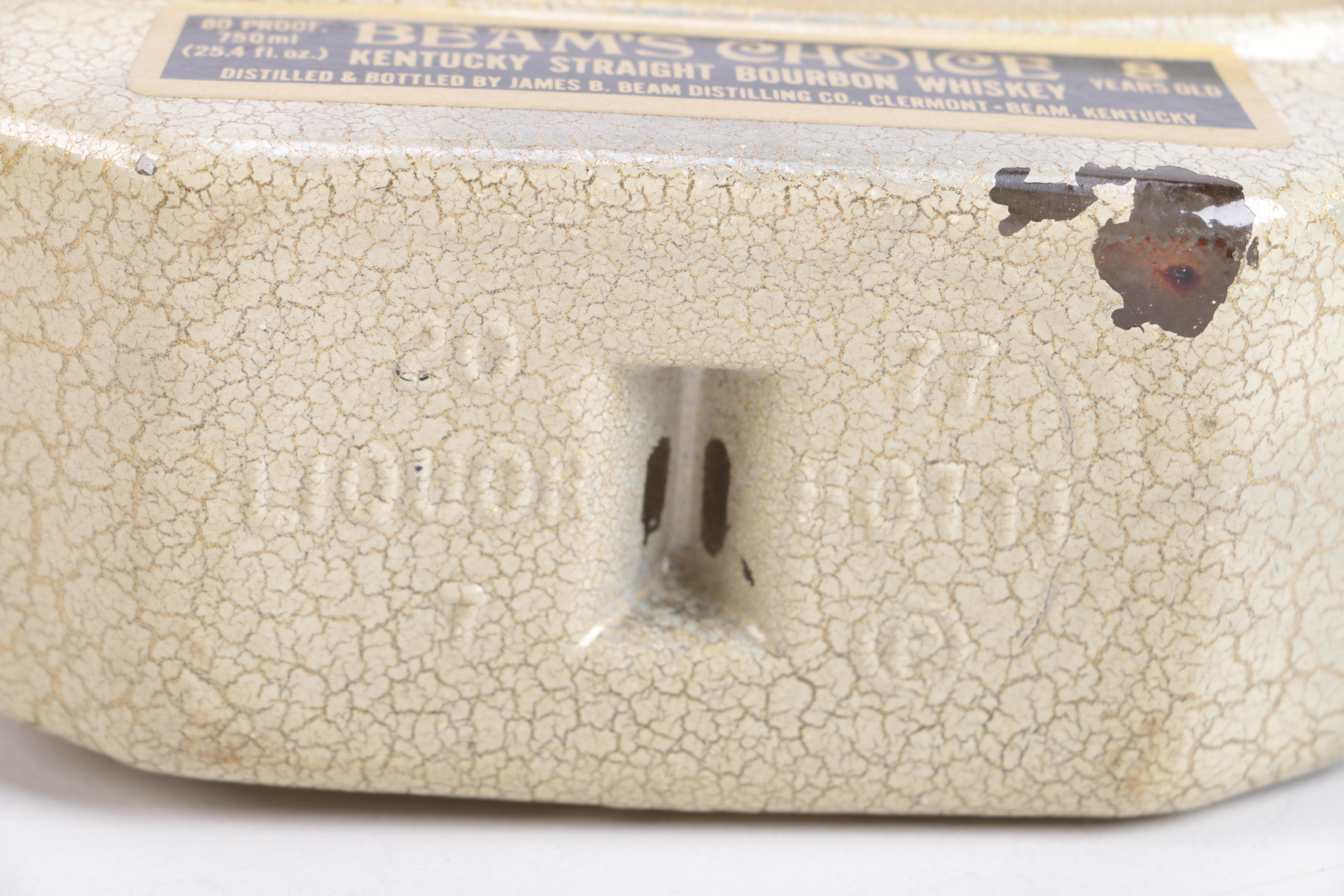 Group of Decorative Glass Liquor Bottles Including Beams Choice