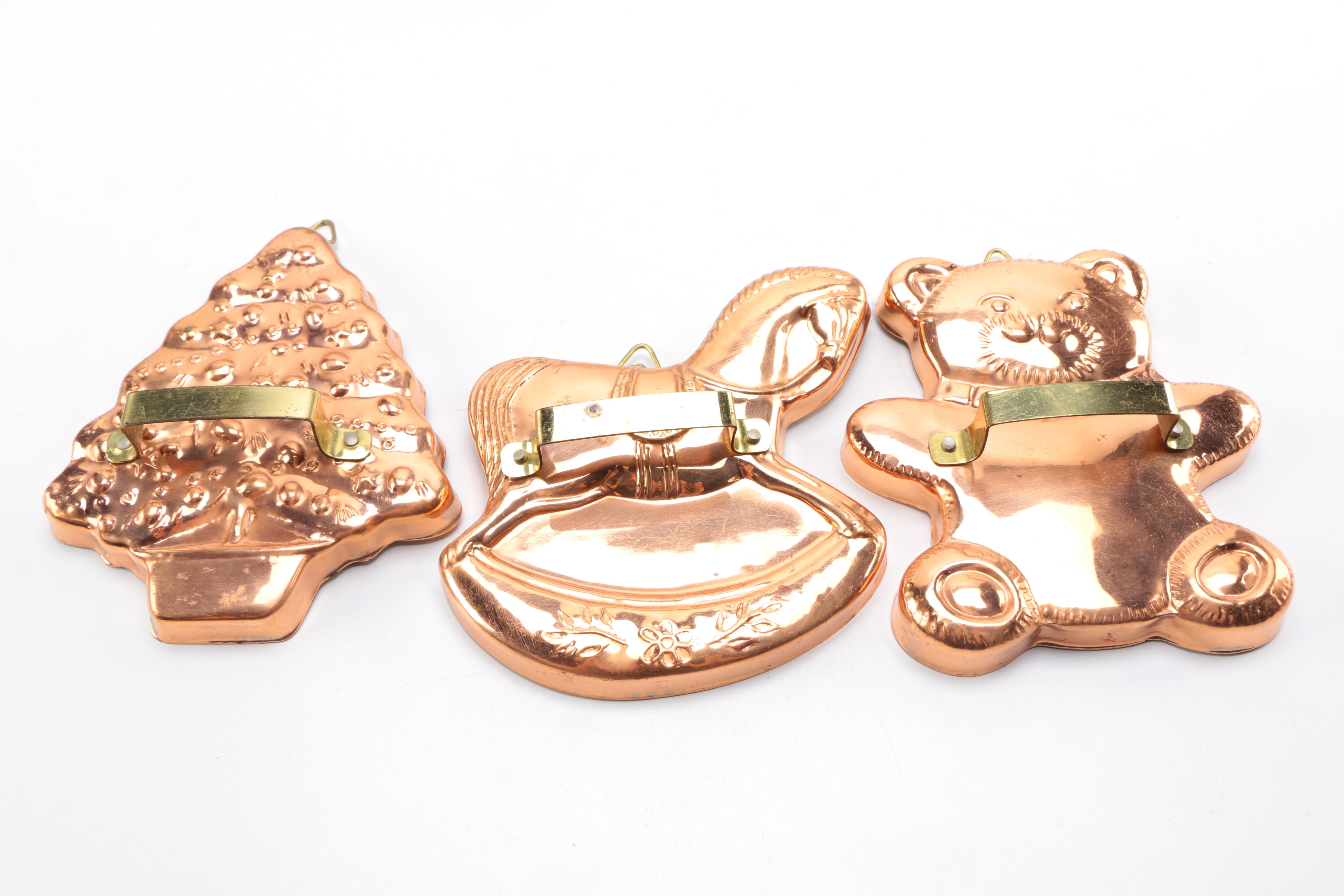 Copper Tone Cookie Cutters