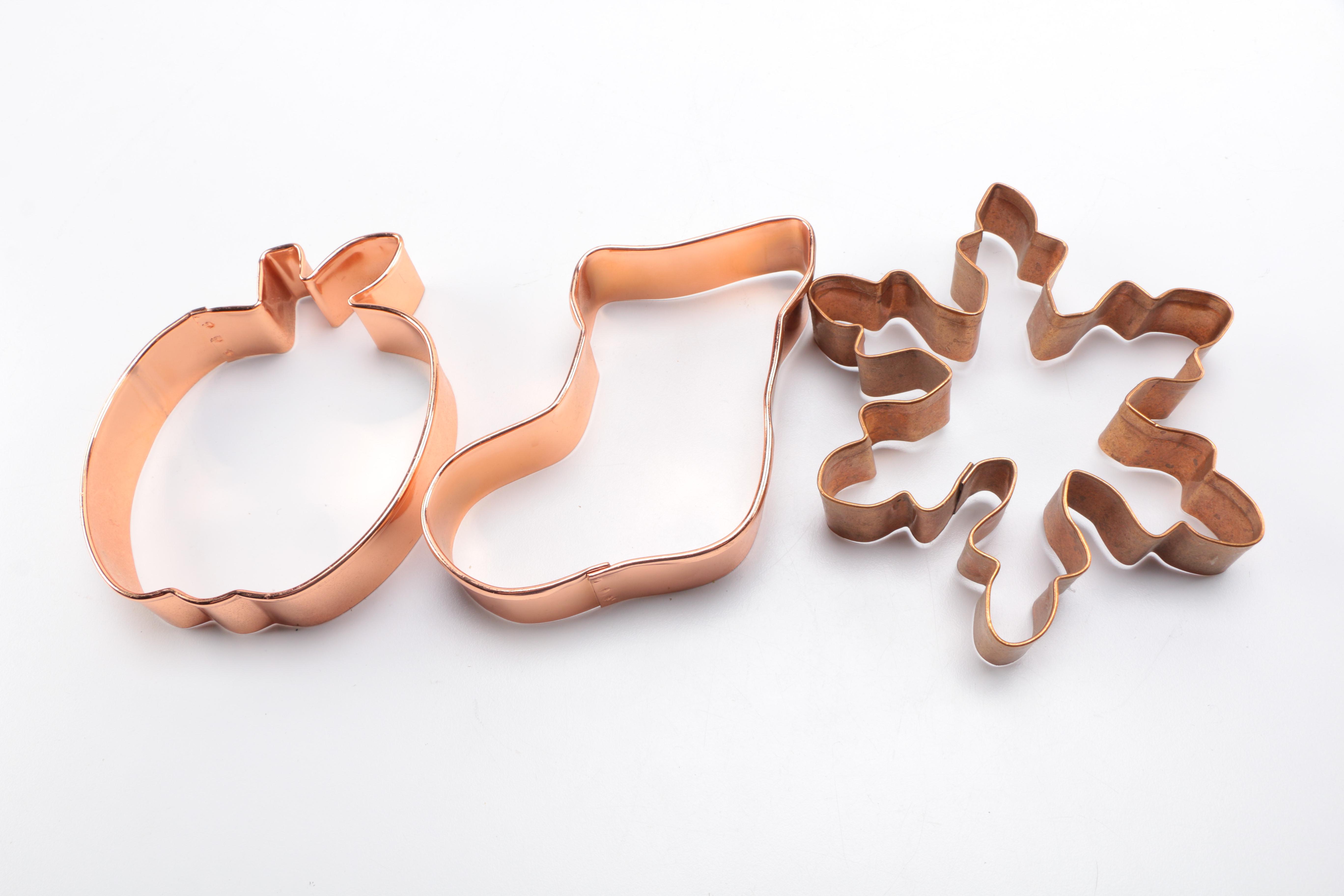 Copper Tone Cookie Cutters