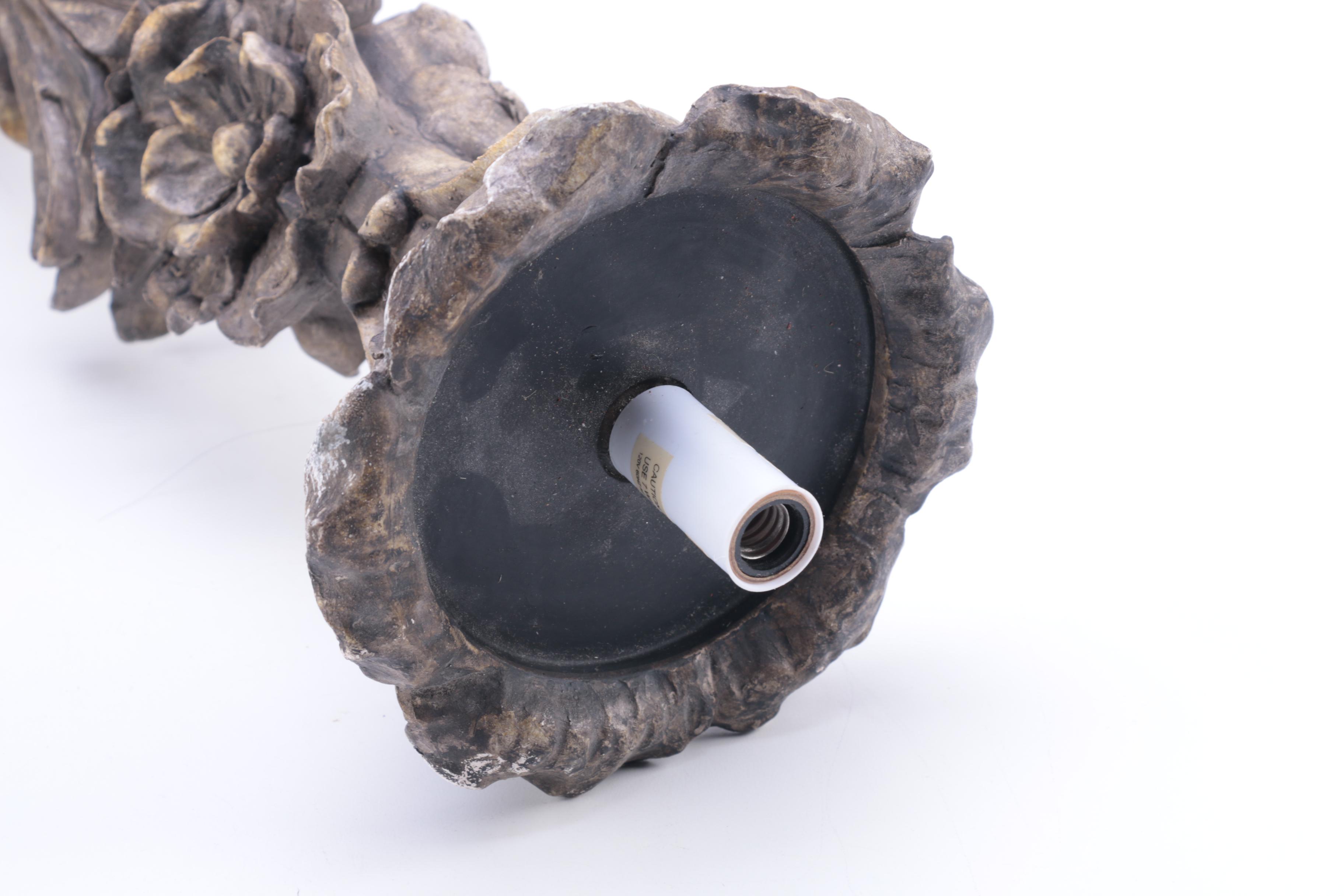 Resin-Cast Table Lamp