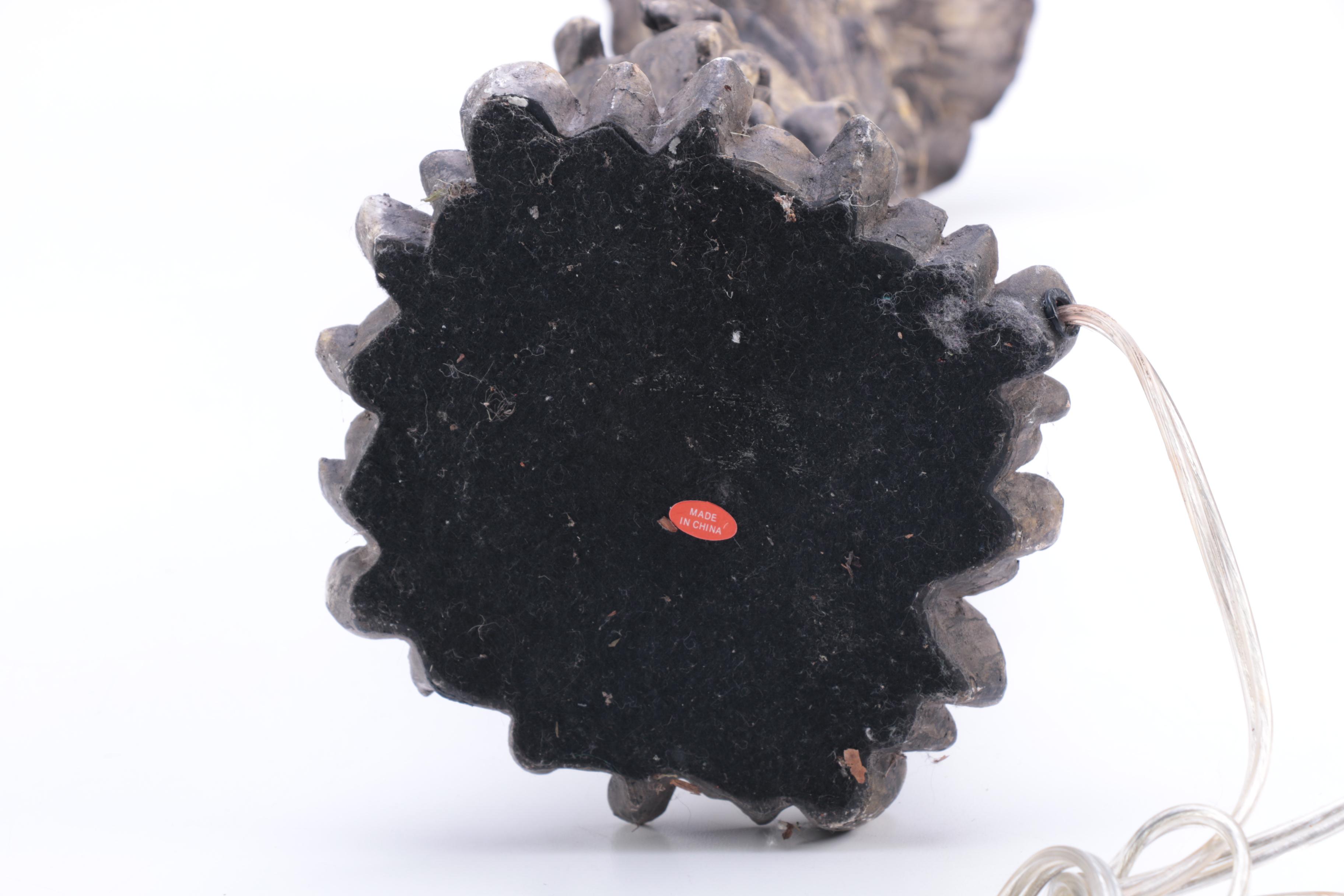 Resin-Cast Table Lamp