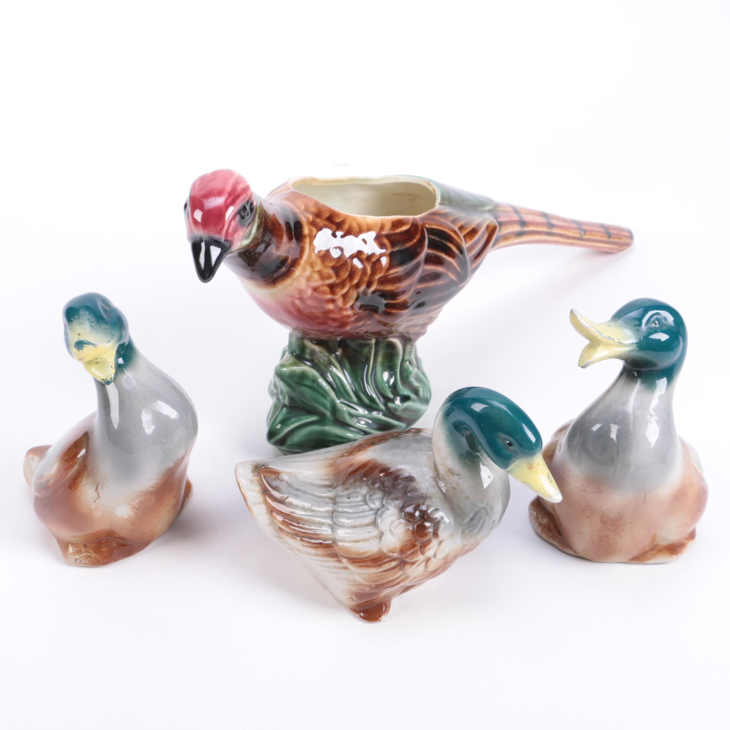 Ceramic Bird Figurines