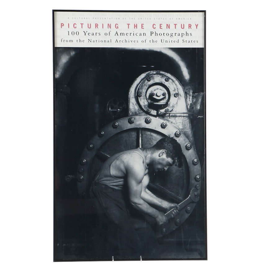 Offset Lithograph on Paper "Picturing the Century" Book Poster