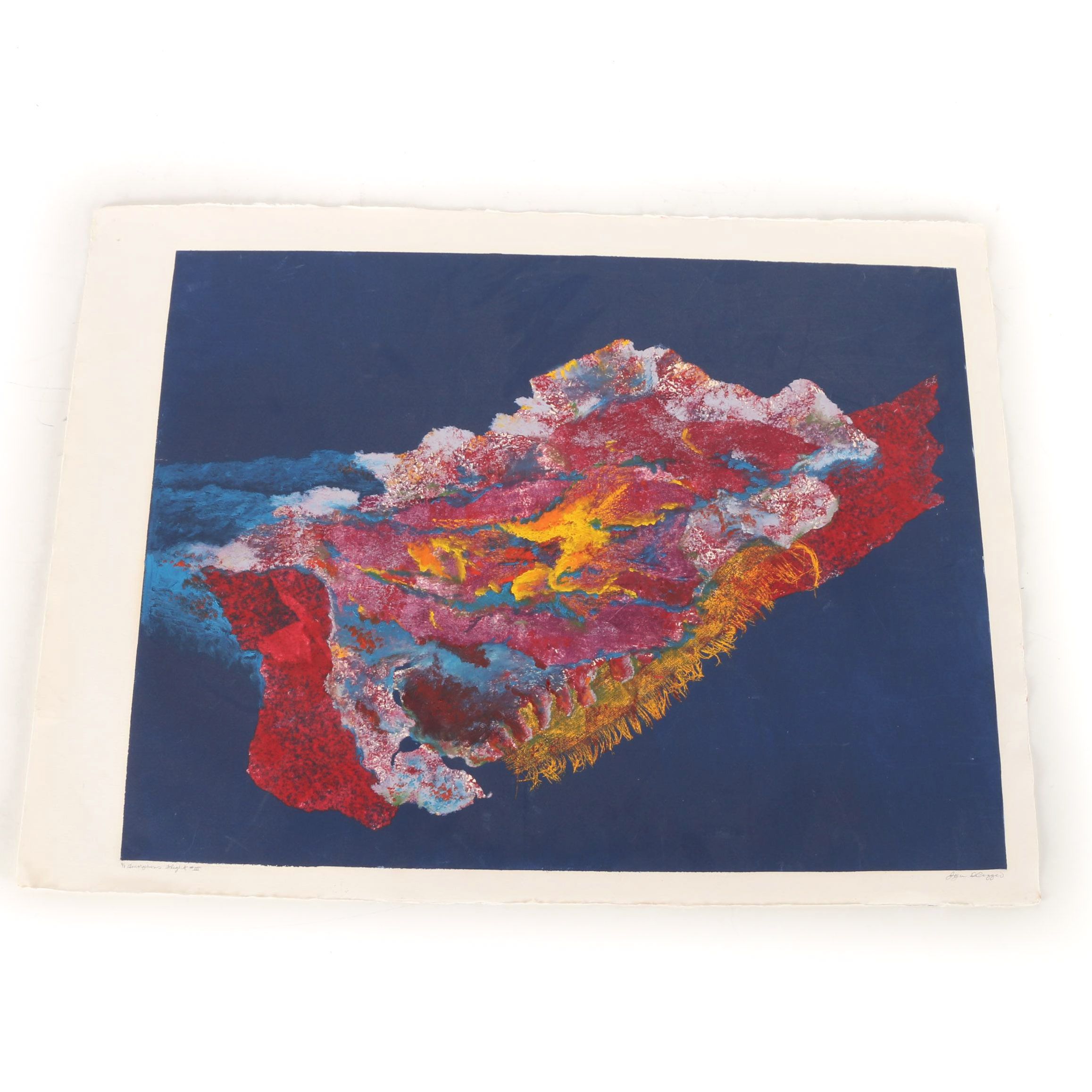 Jaya DeBaggio Monotype "Amorphous Flight #III"