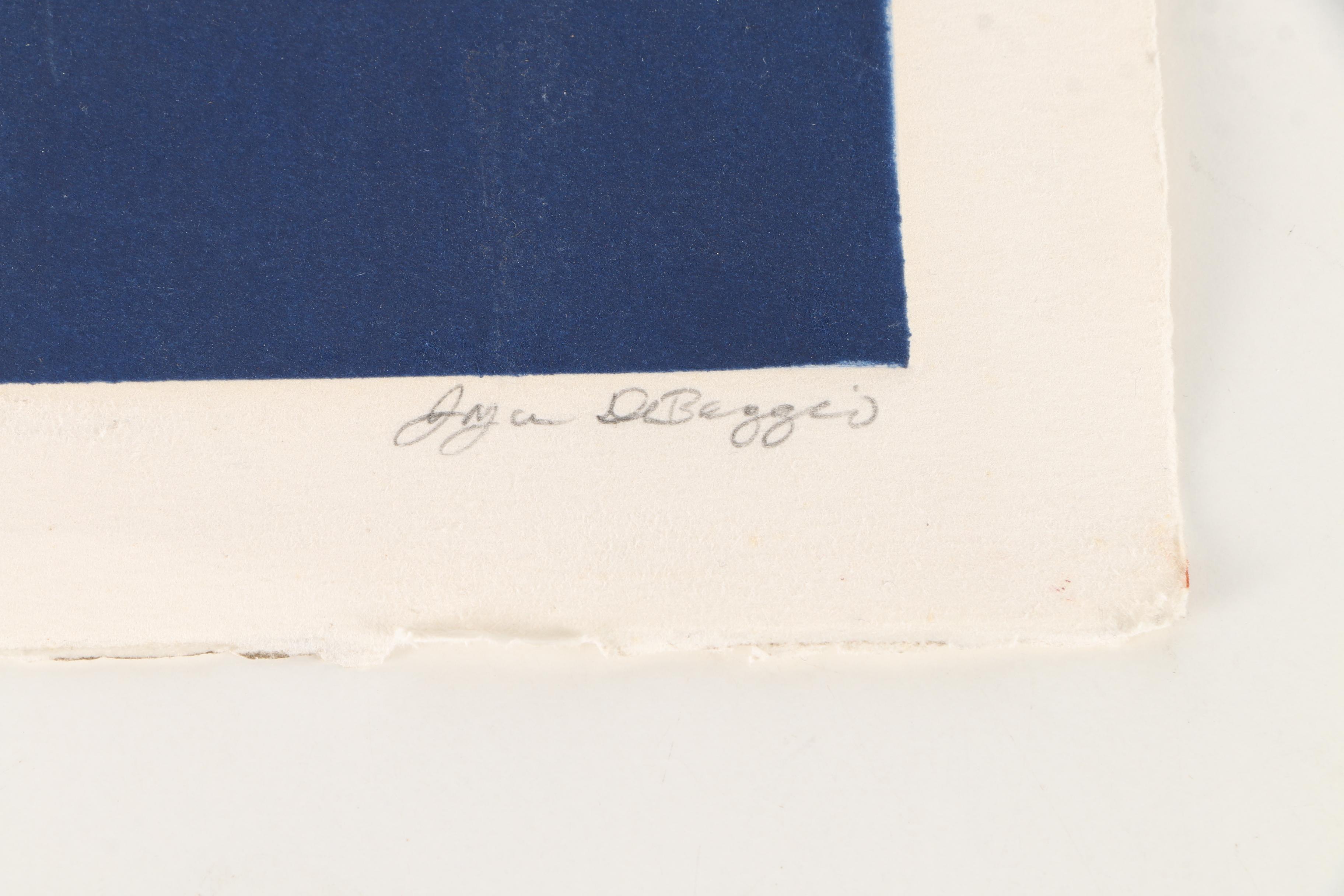 Jaya DeBaggio Monotype "Amorphous Flight #III"