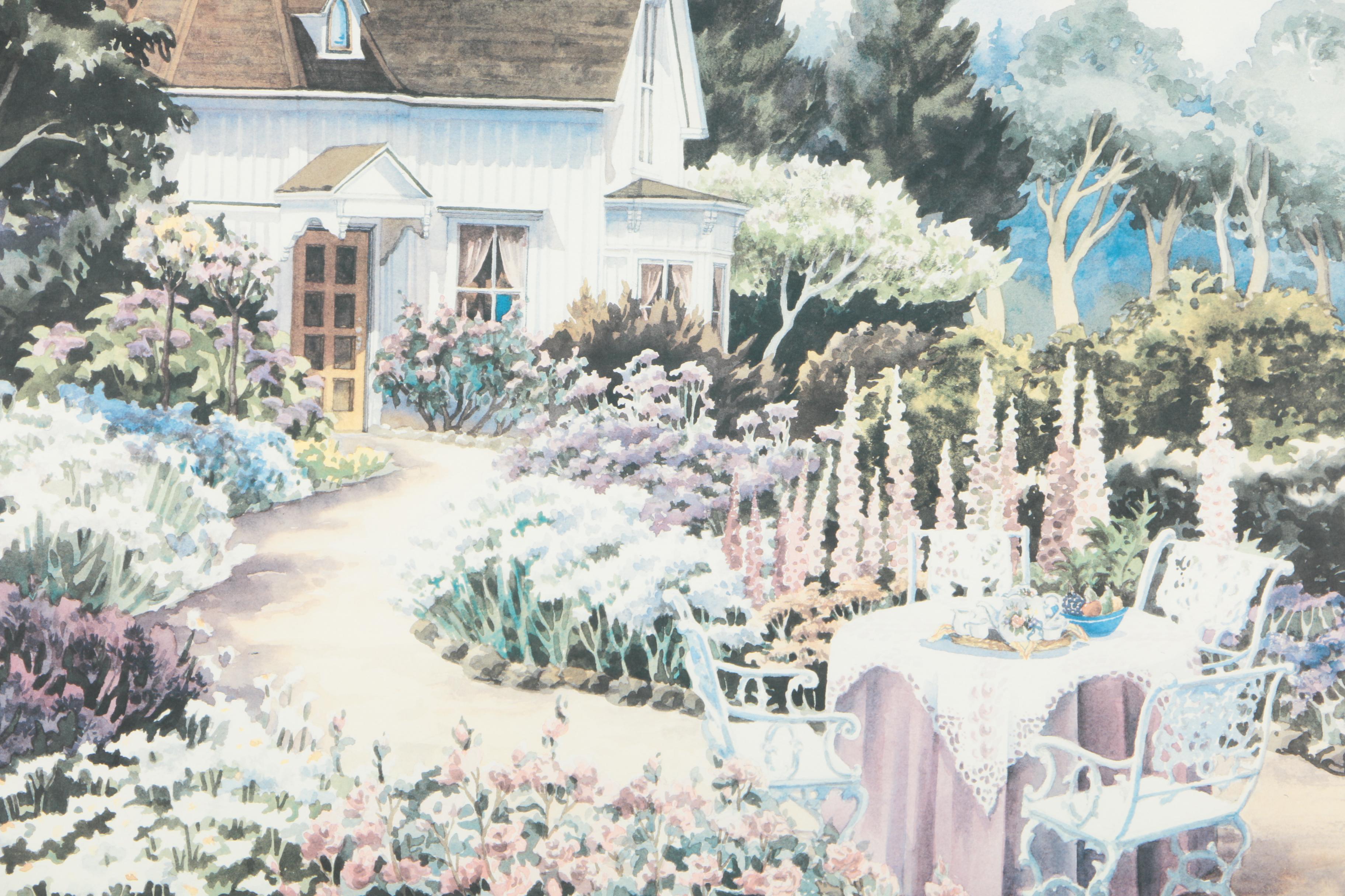 Offset Lithograph After Erin Dertner "Sunday Afternoon"