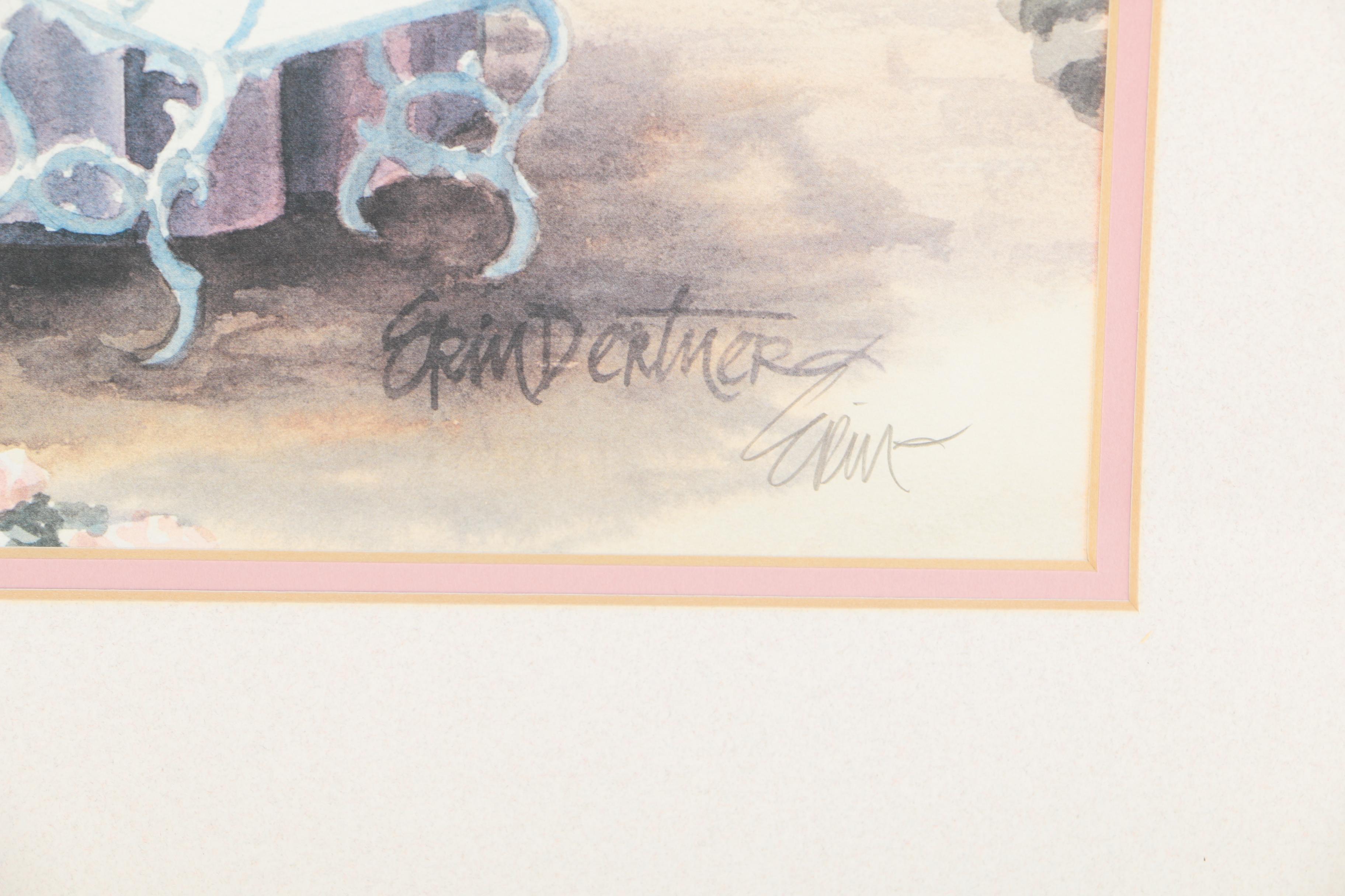 Offset Lithograph After Erin Dertner "Sunday Afternoon"