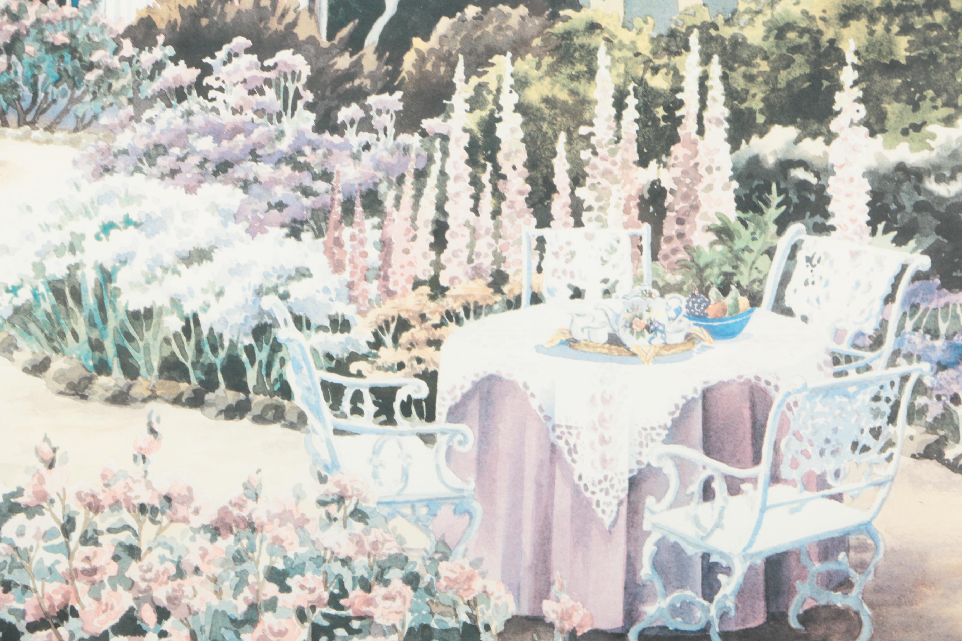 Offset Lithograph After Erin Dertner "Sunday Afternoon"