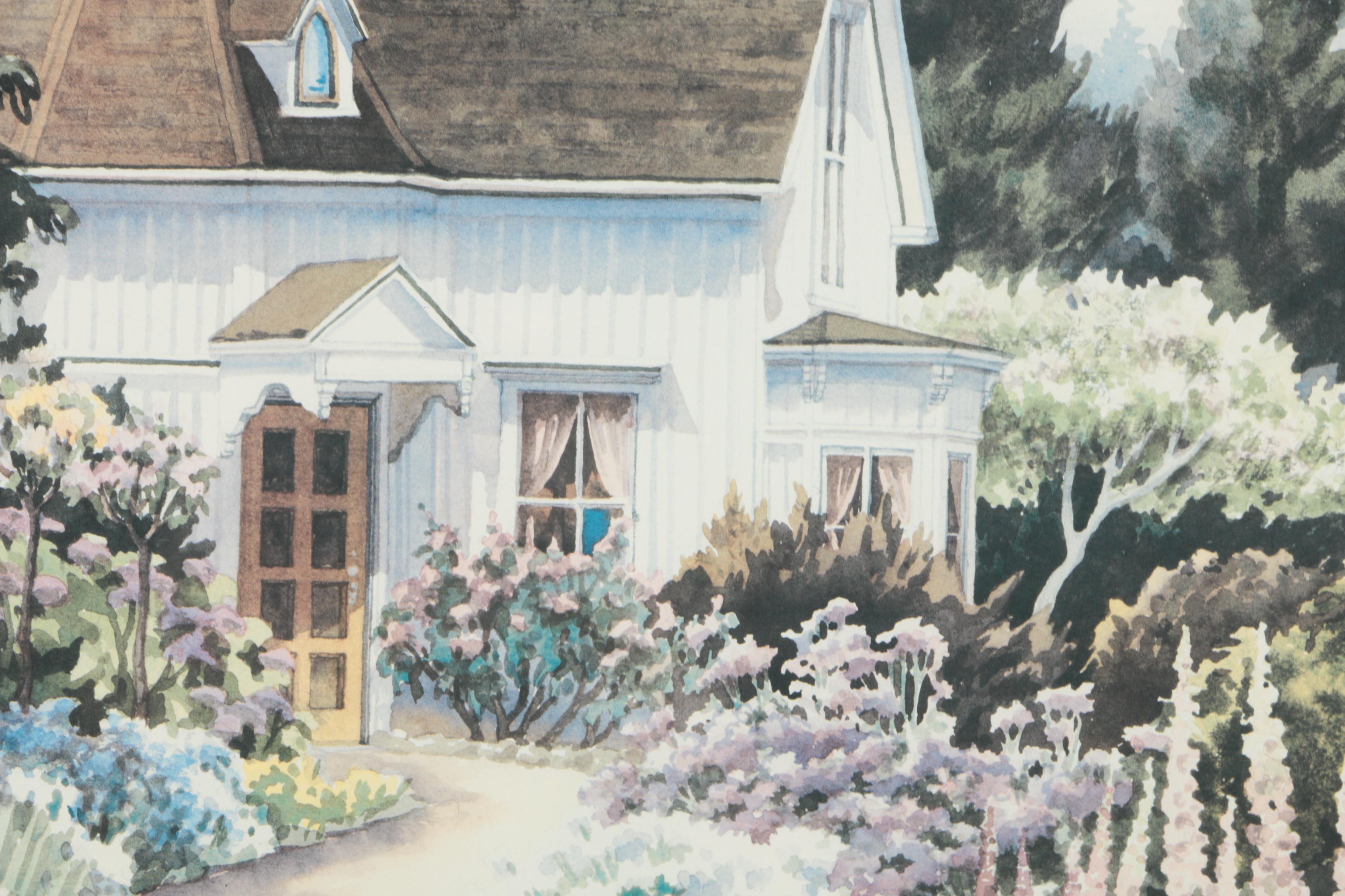 Offset Lithograph After Erin Dertner "Sunday Afternoon"