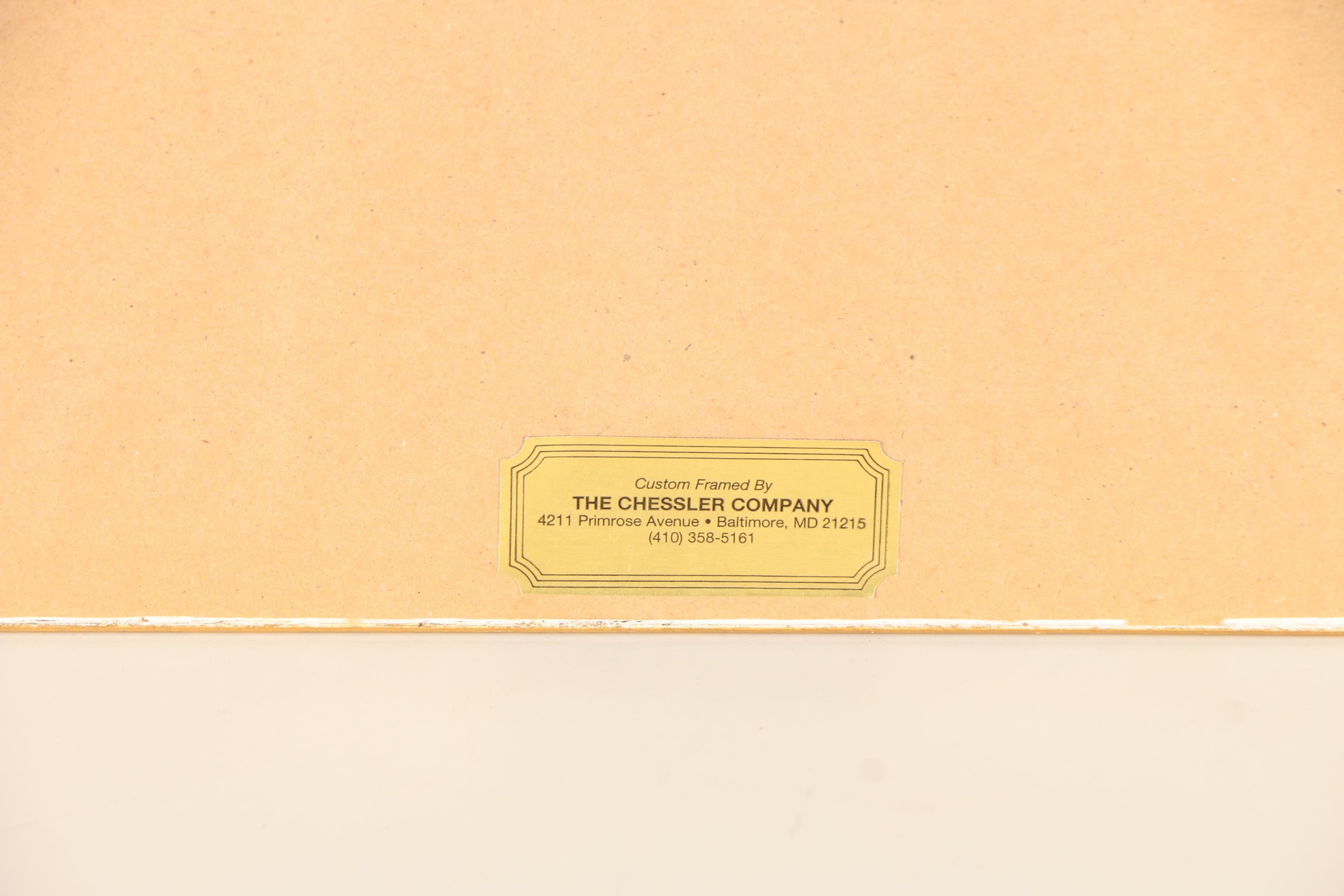 Offset Lithograph After Bernard Sirven's Lithograph "Etablissement Thermal de St. Christau"