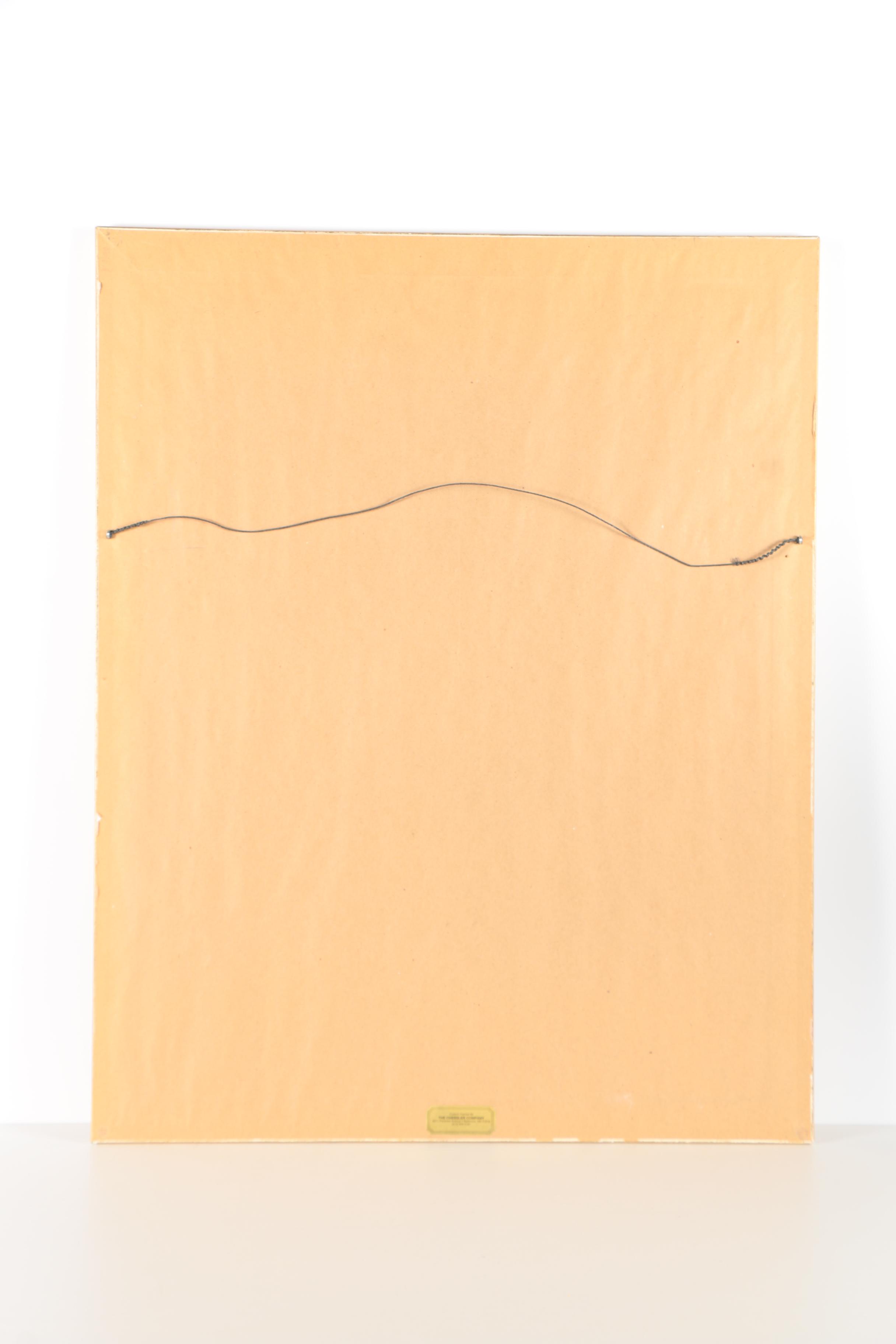 Offset Lithograph After Bernard Sirven's Lithograph "Etablissement Thermal de St. Christau"