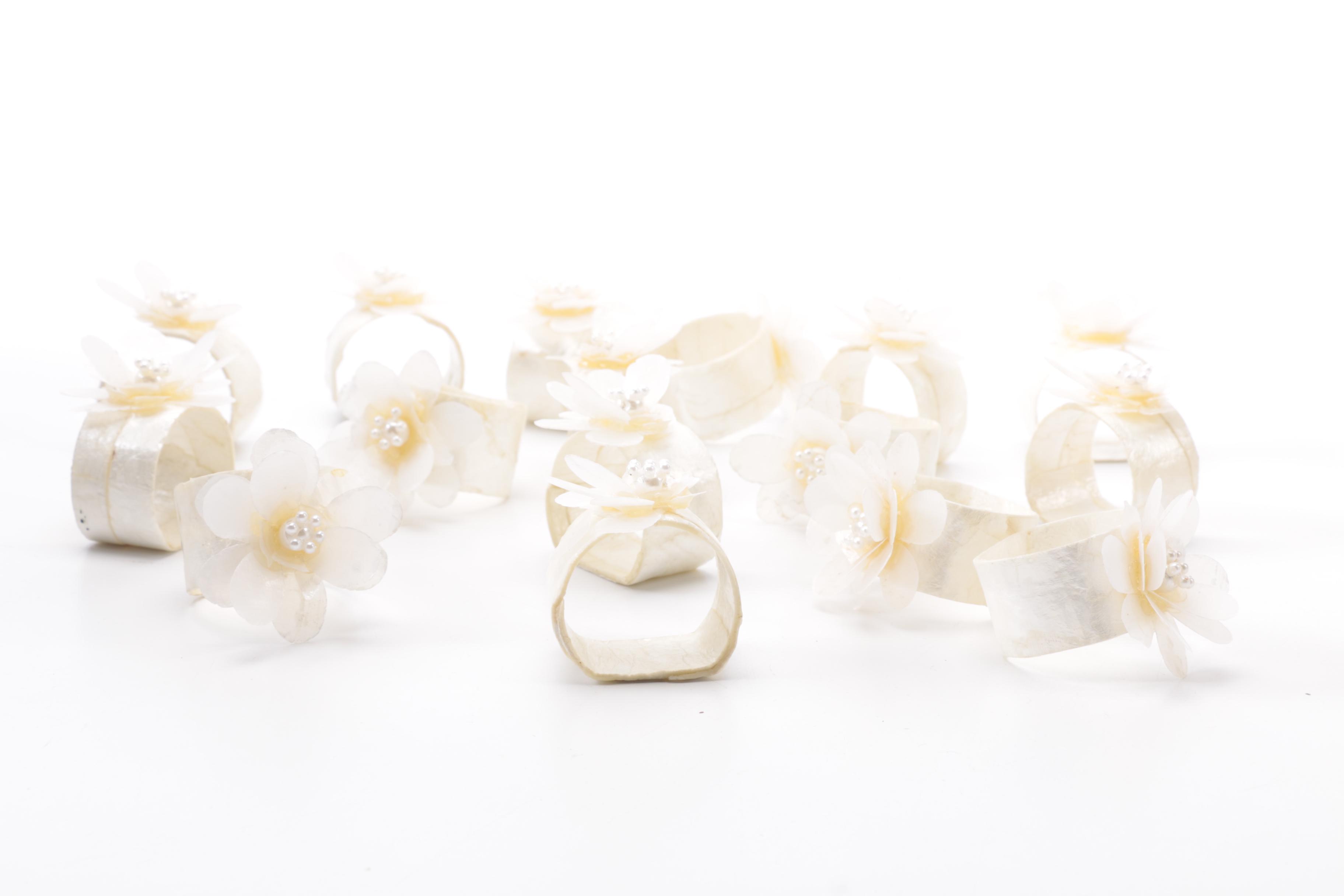 Napkin Holders with Glass Stirrers and French Bowl