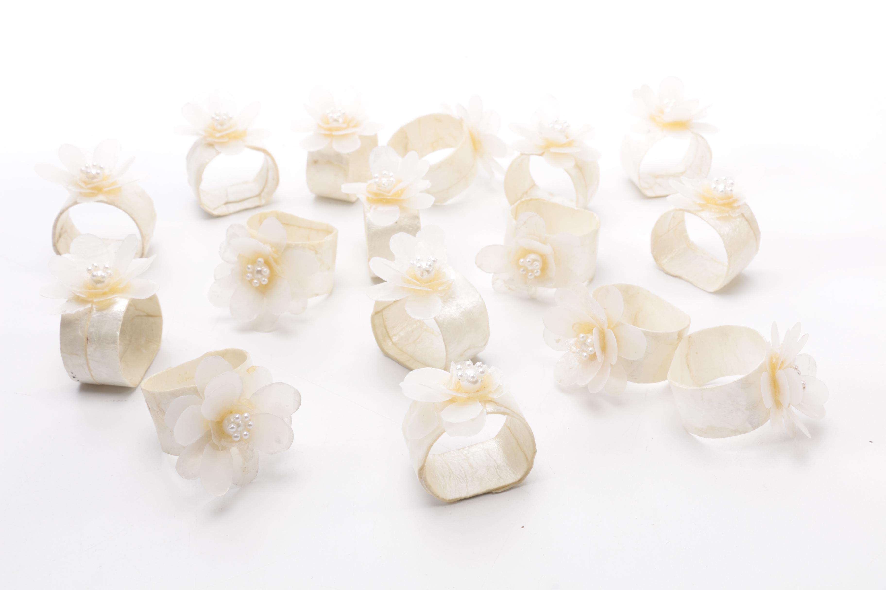 Napkin Holders with Glass Stirrers and French Bowl