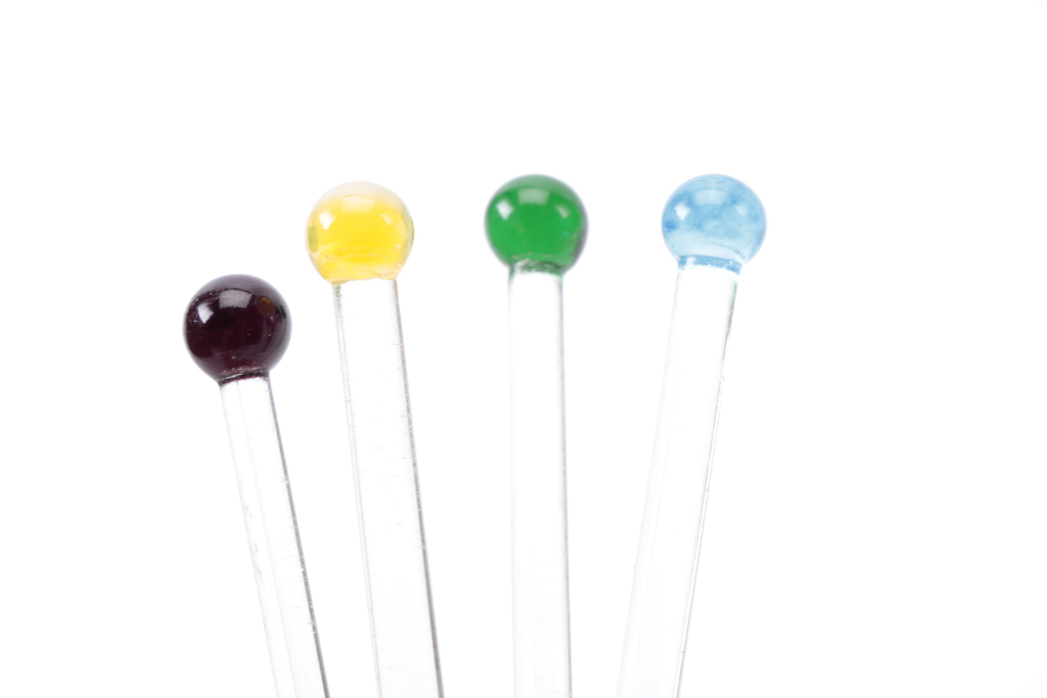 Napkin Holders with Glass Stirrers and French Bowl