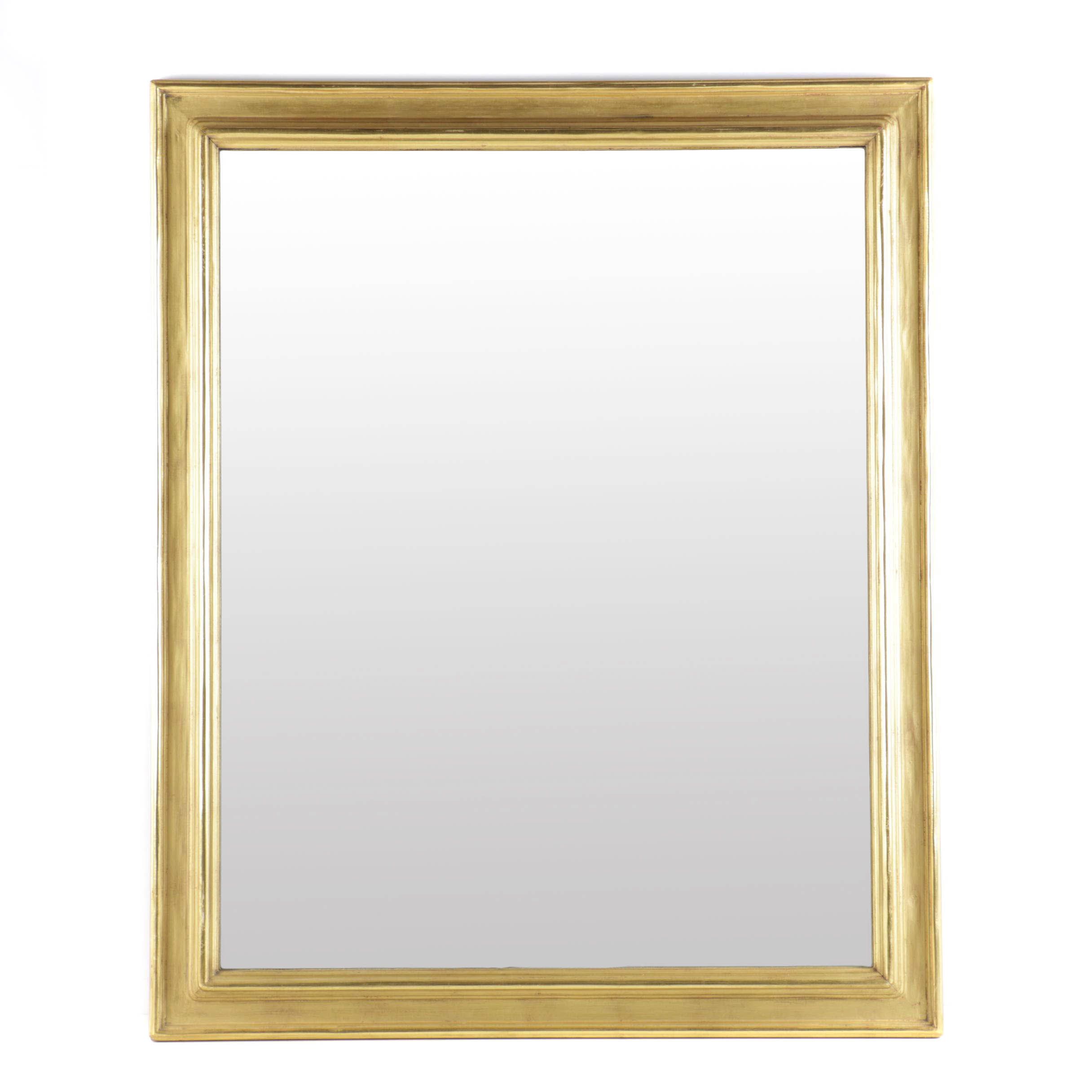 Gold Tone Wall Mirror