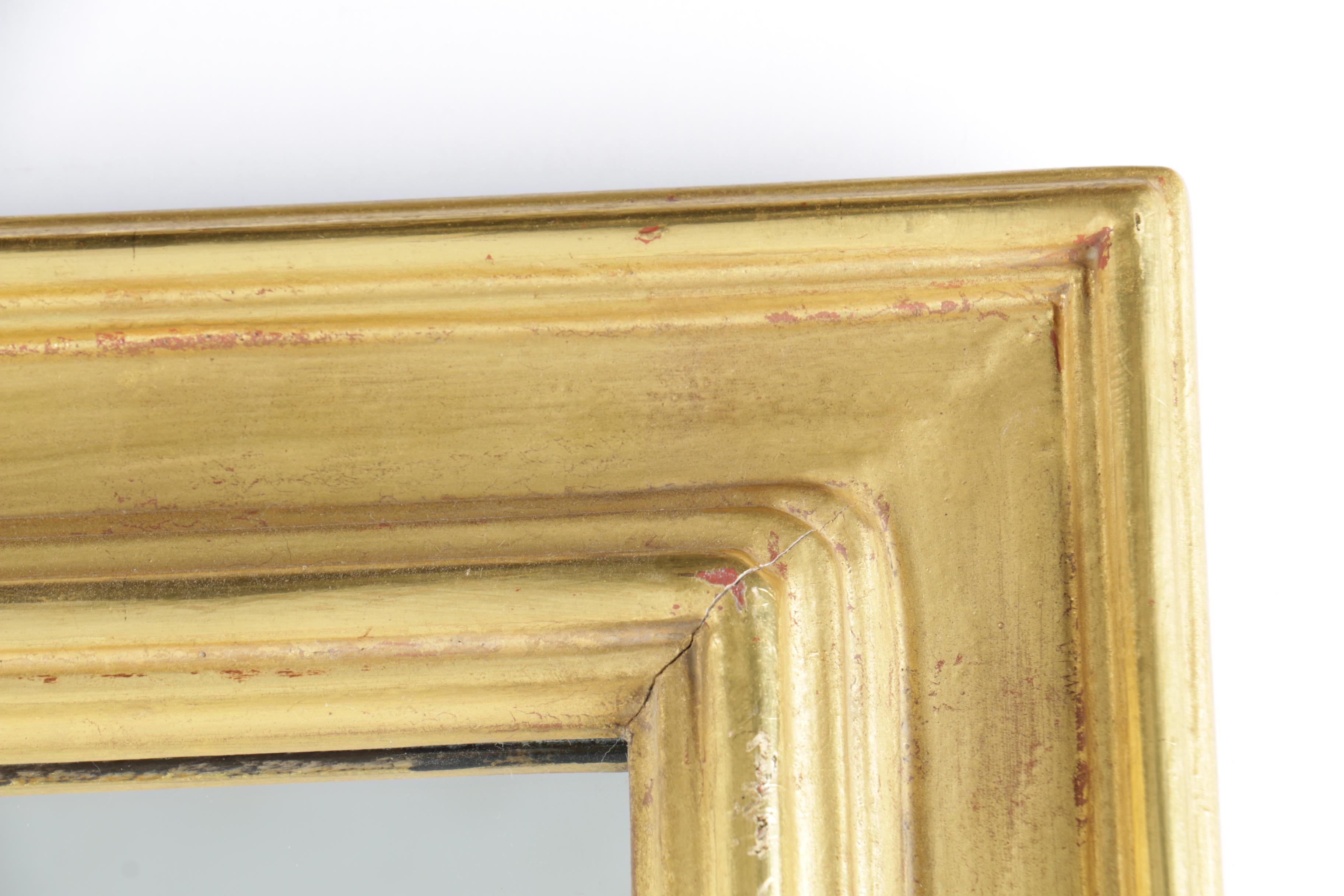 Gold Tone Wall Mirror