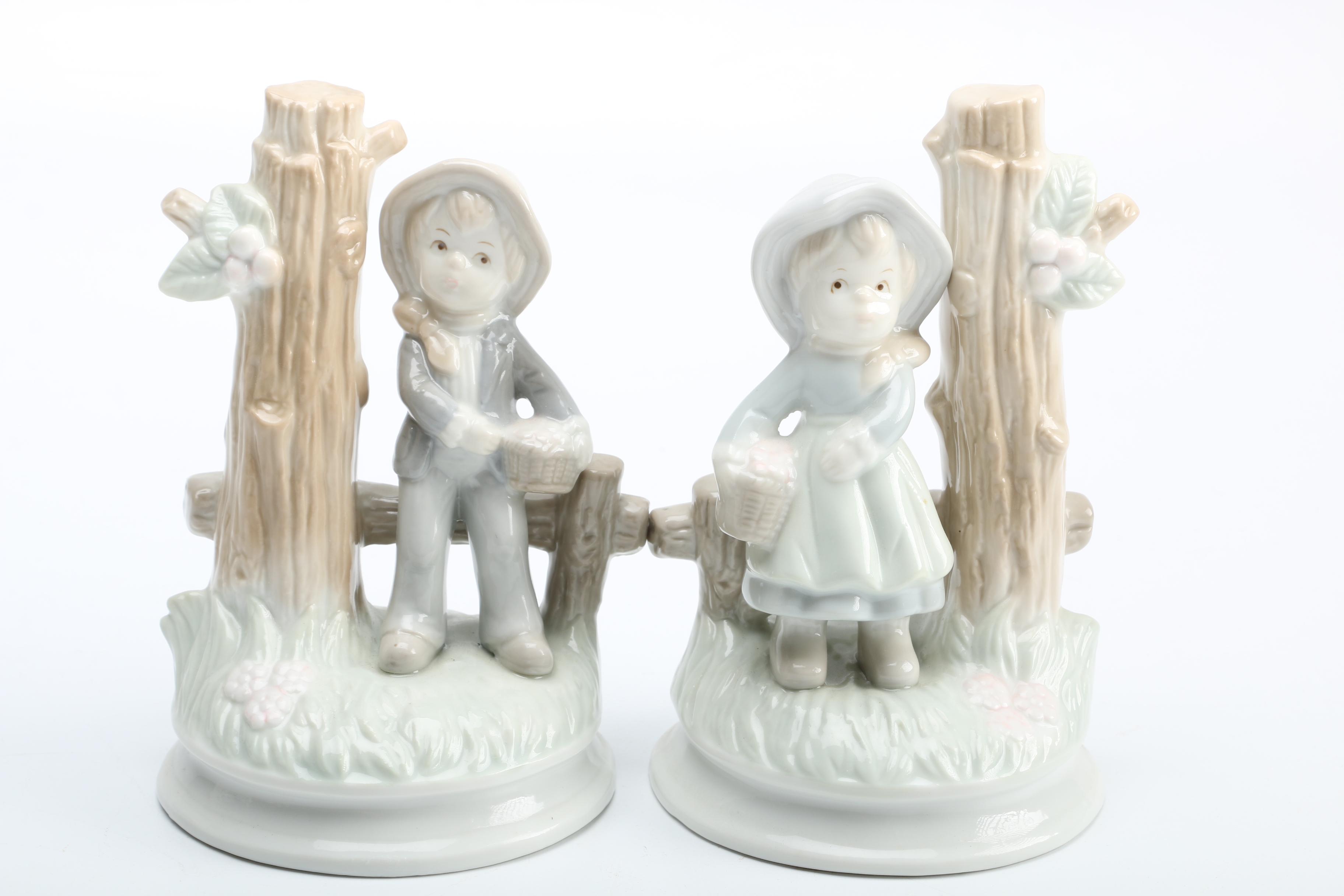 Group of Porcelain Figurines of Children