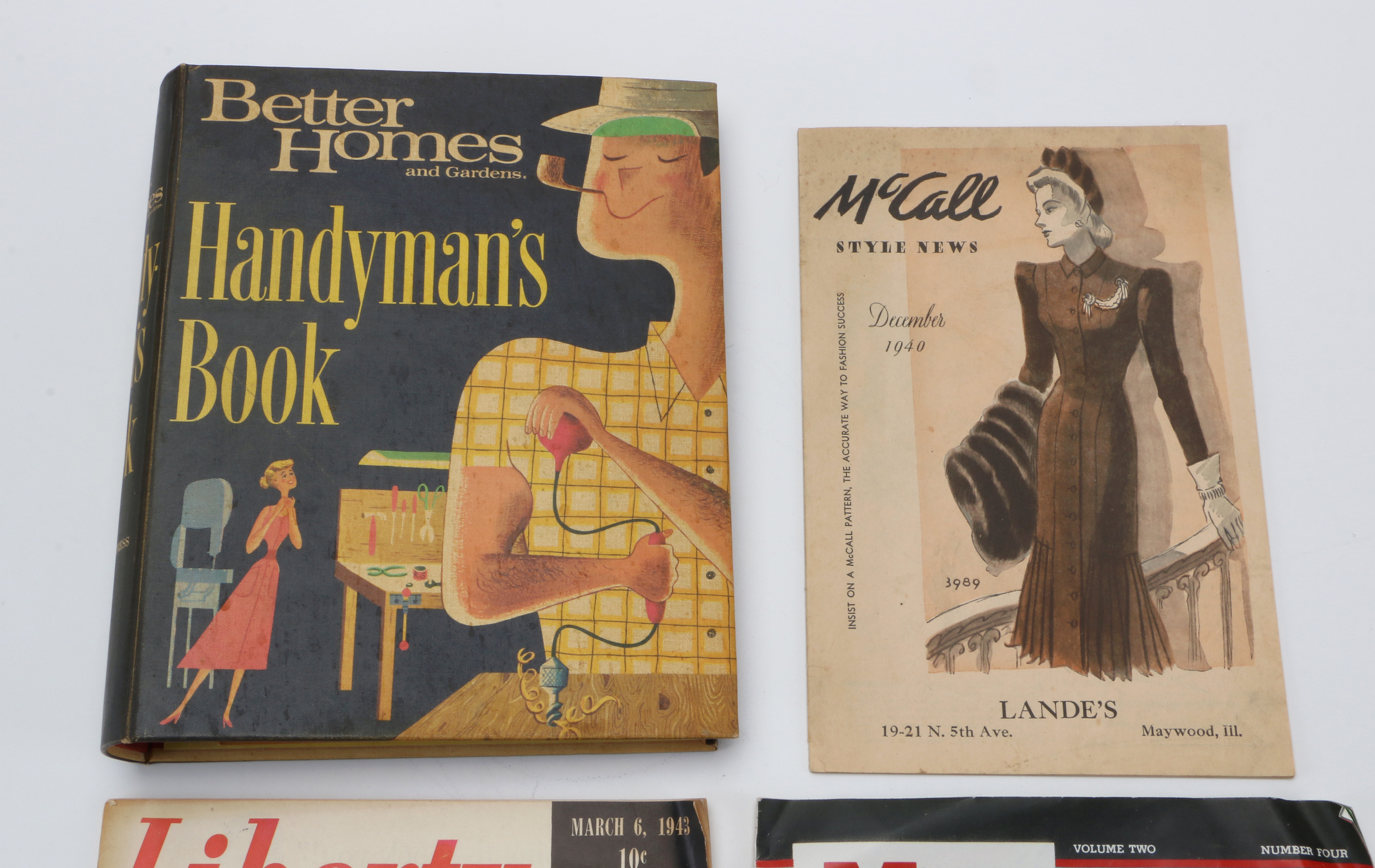 Group of Mid-Twentieth Century Handyman and Fashion Magazines