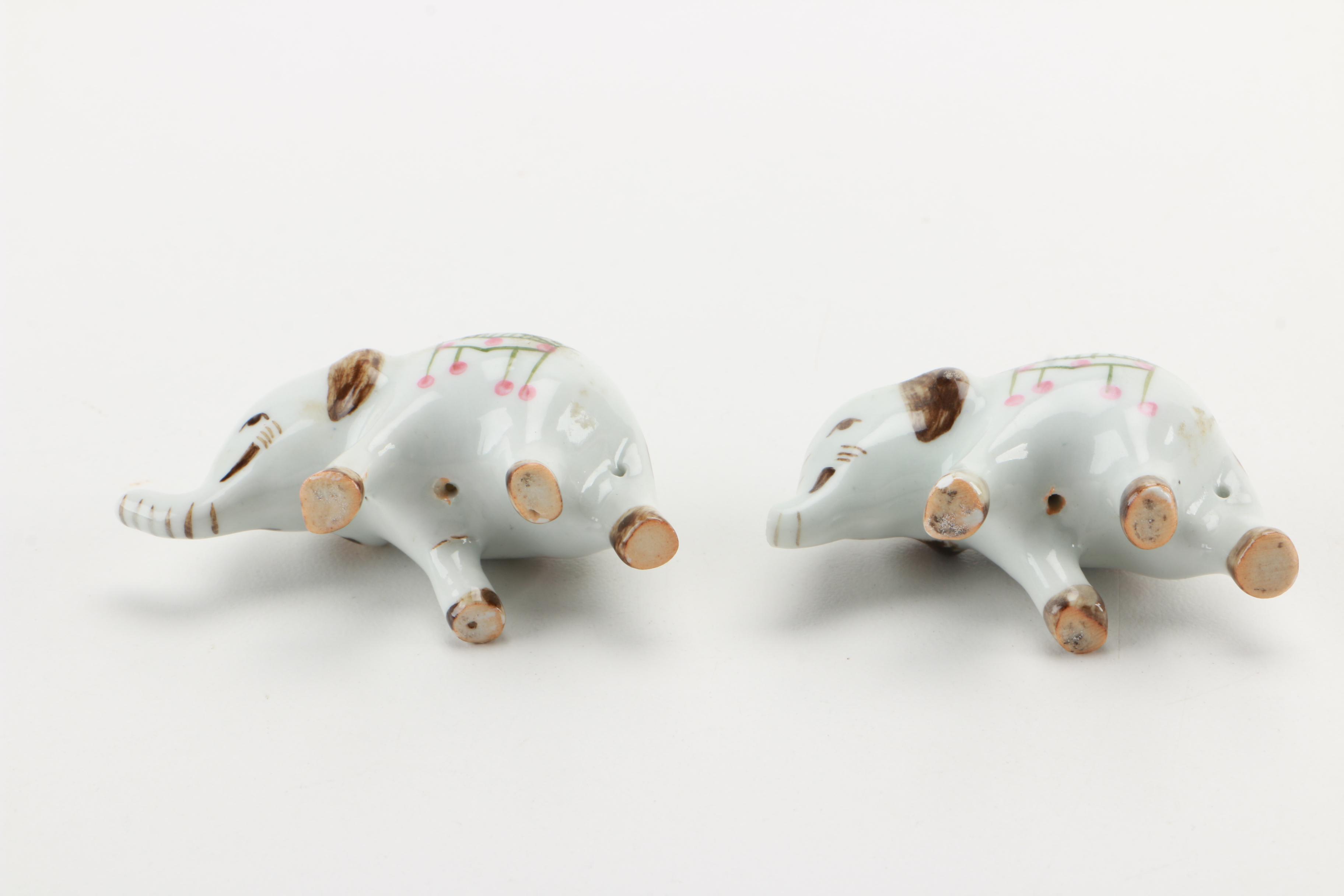 Elephant and Other Animal Figurines