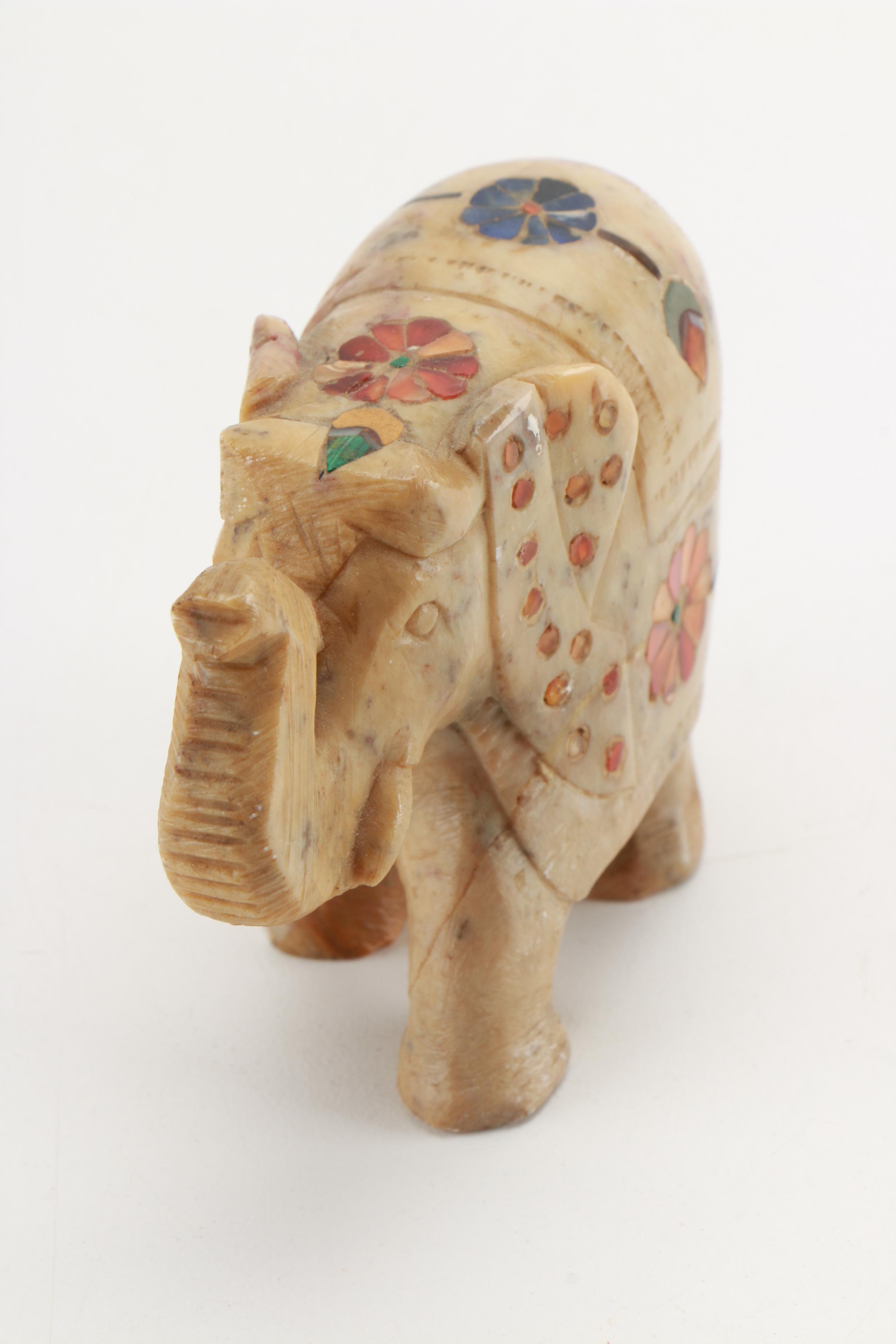 Elephant and Other Animal Figurines