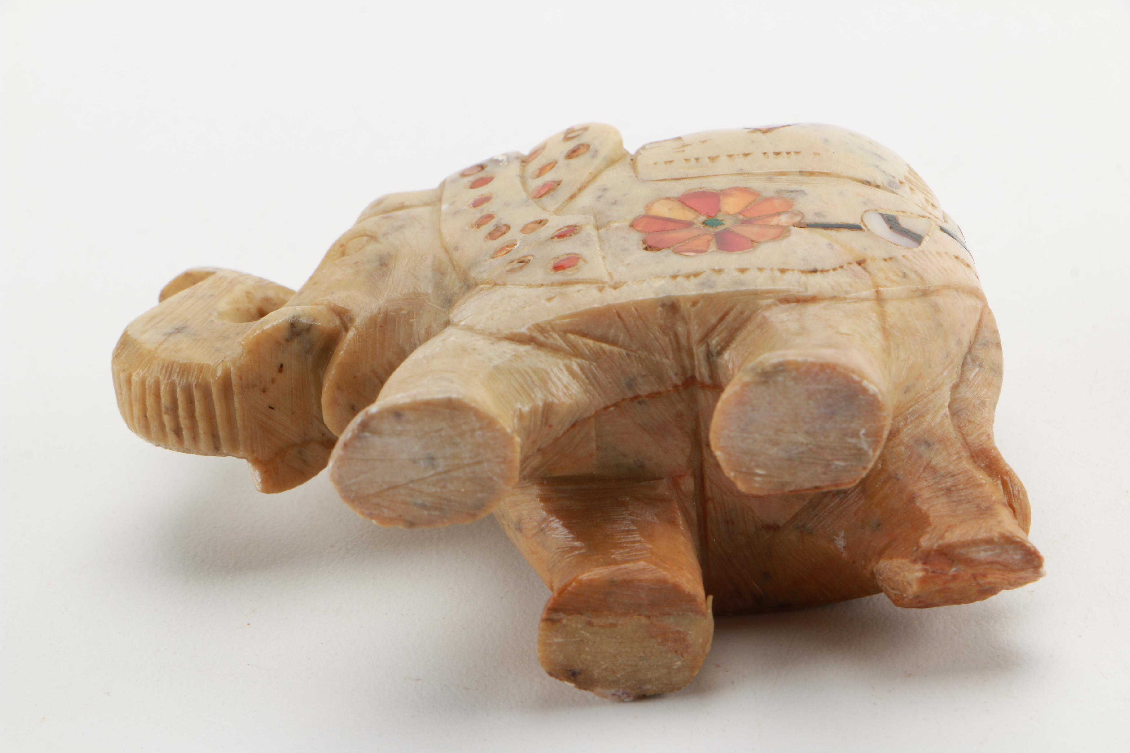 Elephant and Other Animal Figurines