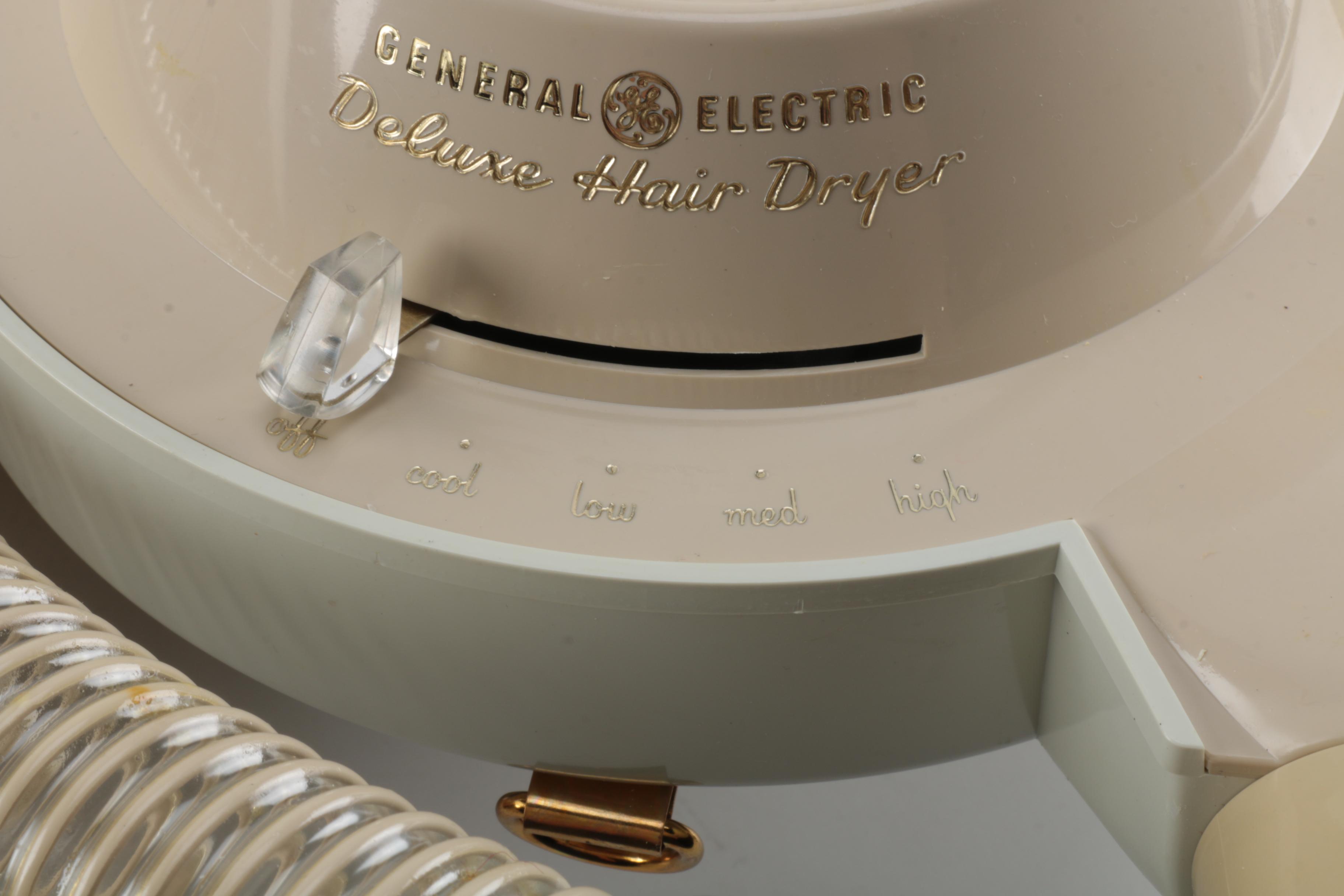 Vintage General Electric Portable Hair Dryer