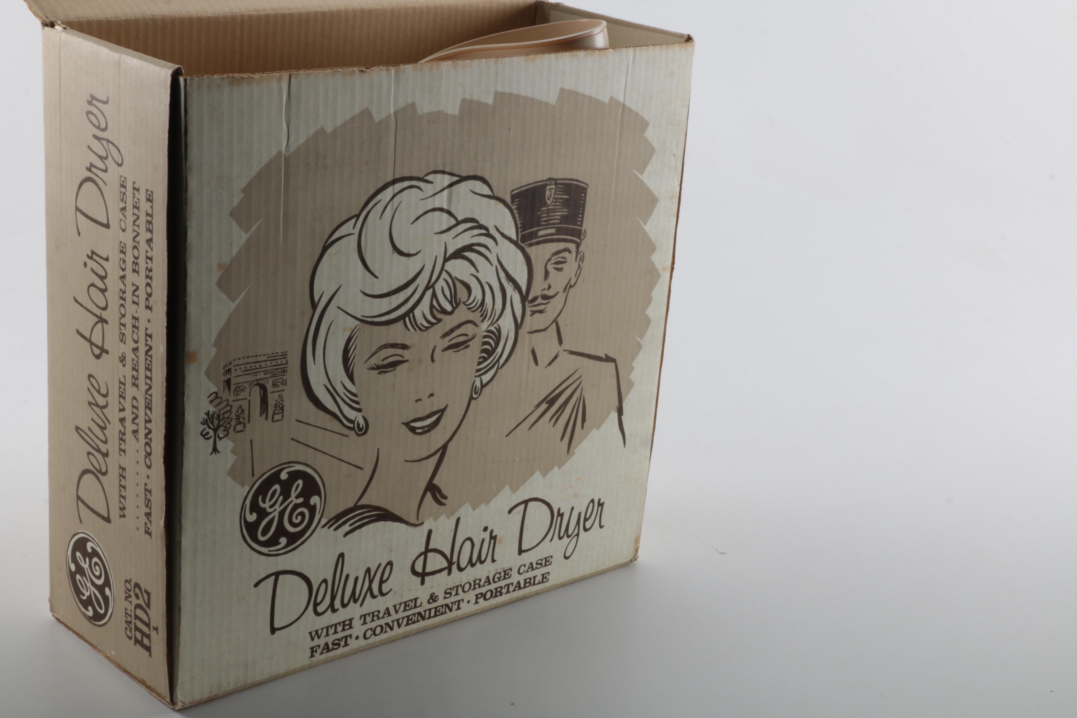 Vintage General Electric Portable Hair Dryer