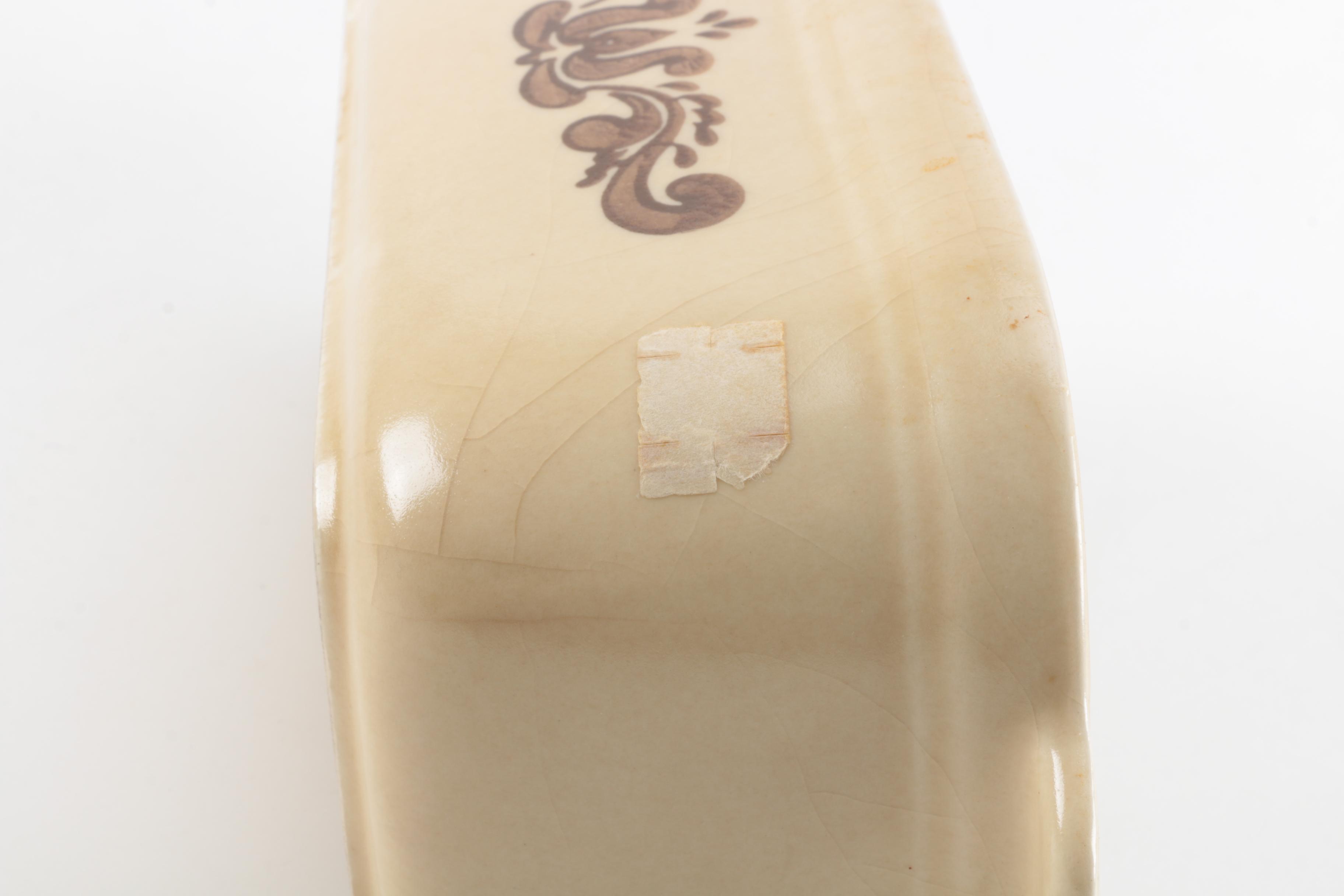 Serving Pieces Including Haviland Limoges and a Lenox Vase