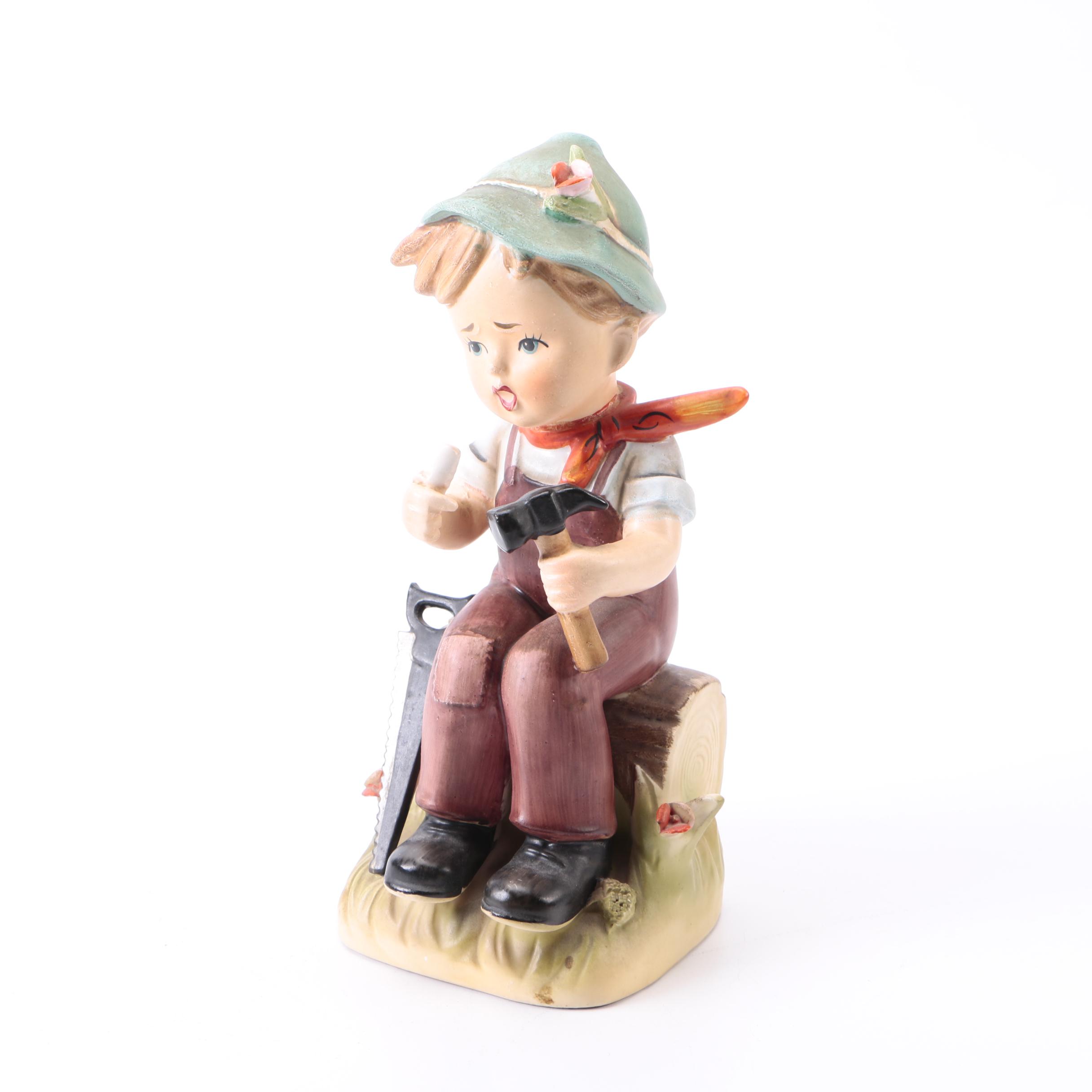 Arnart Creations Boy With Hammer Figurine