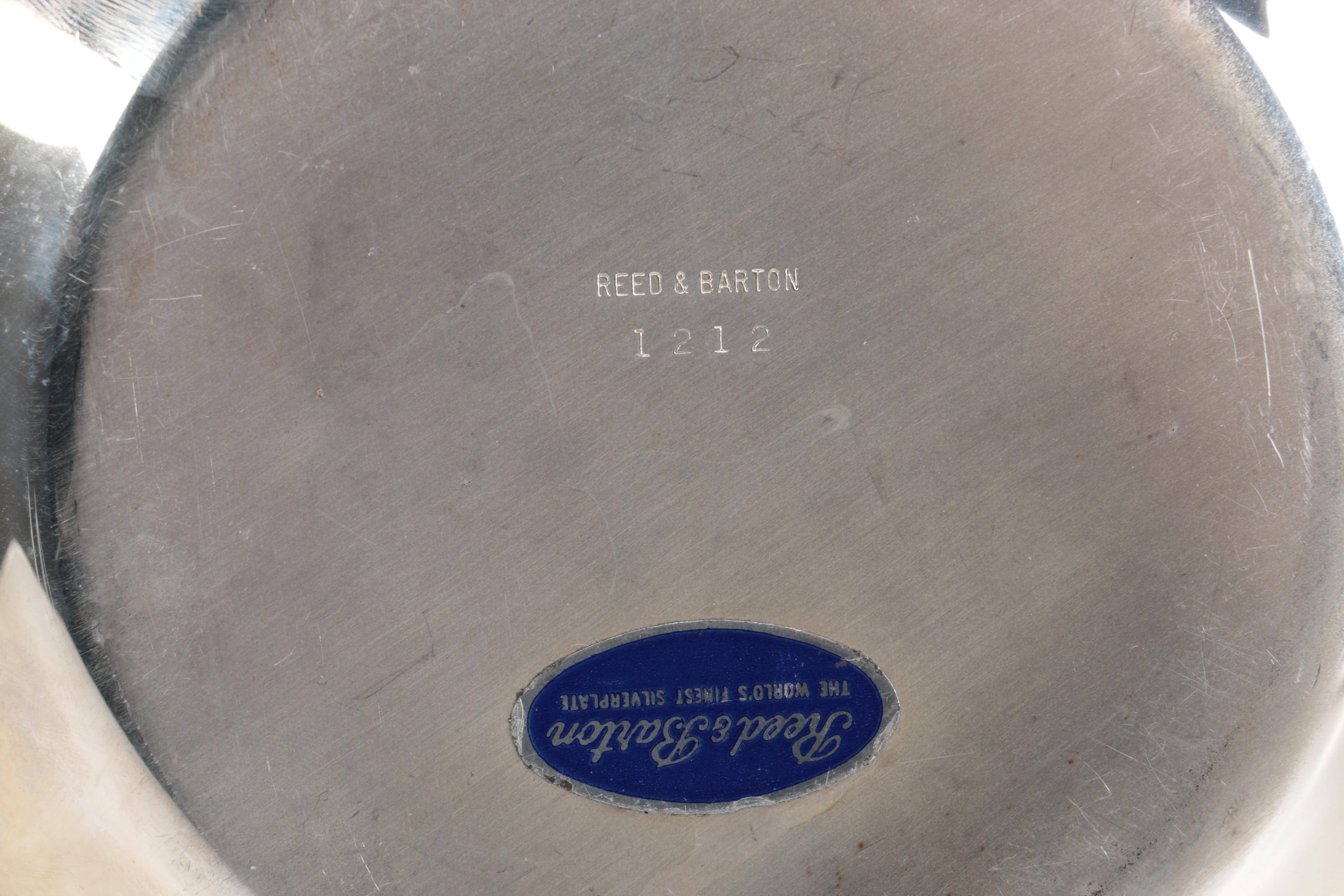 Silver Plate Pitcher, Serving Tray, and Bowl