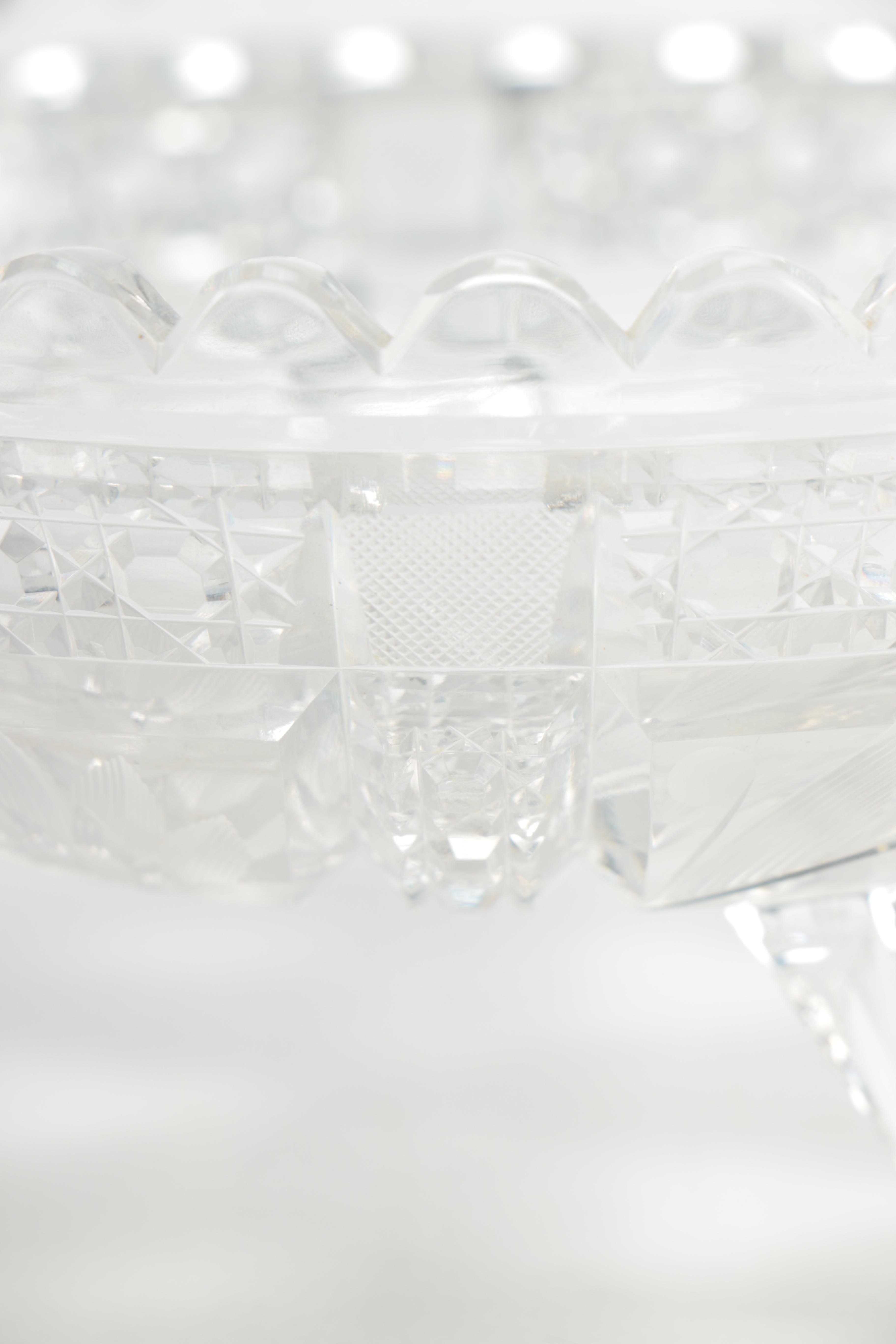 Group of Cut and Pressed Glass Tableware