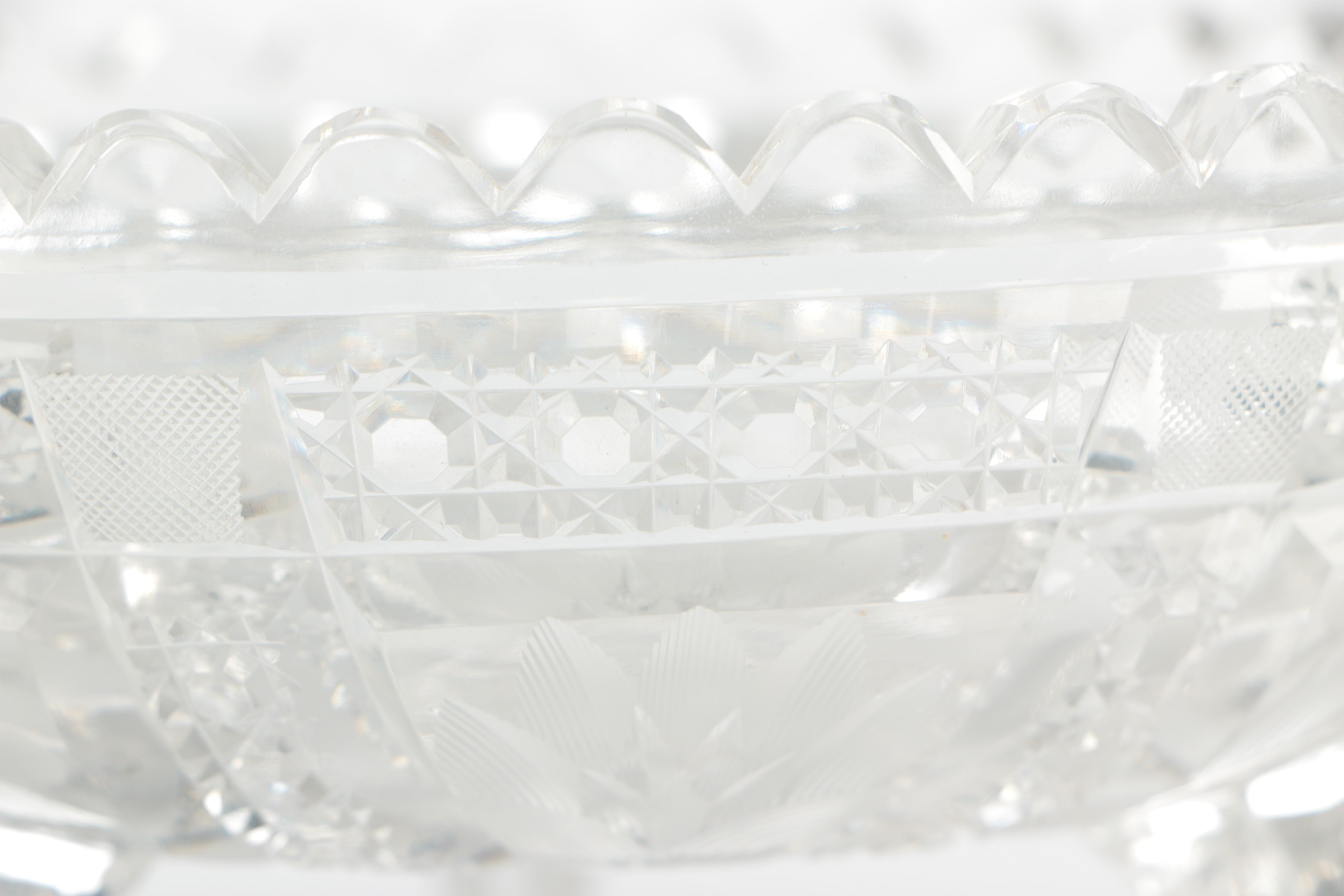 Group of Cut and Pressed Glass Tableware