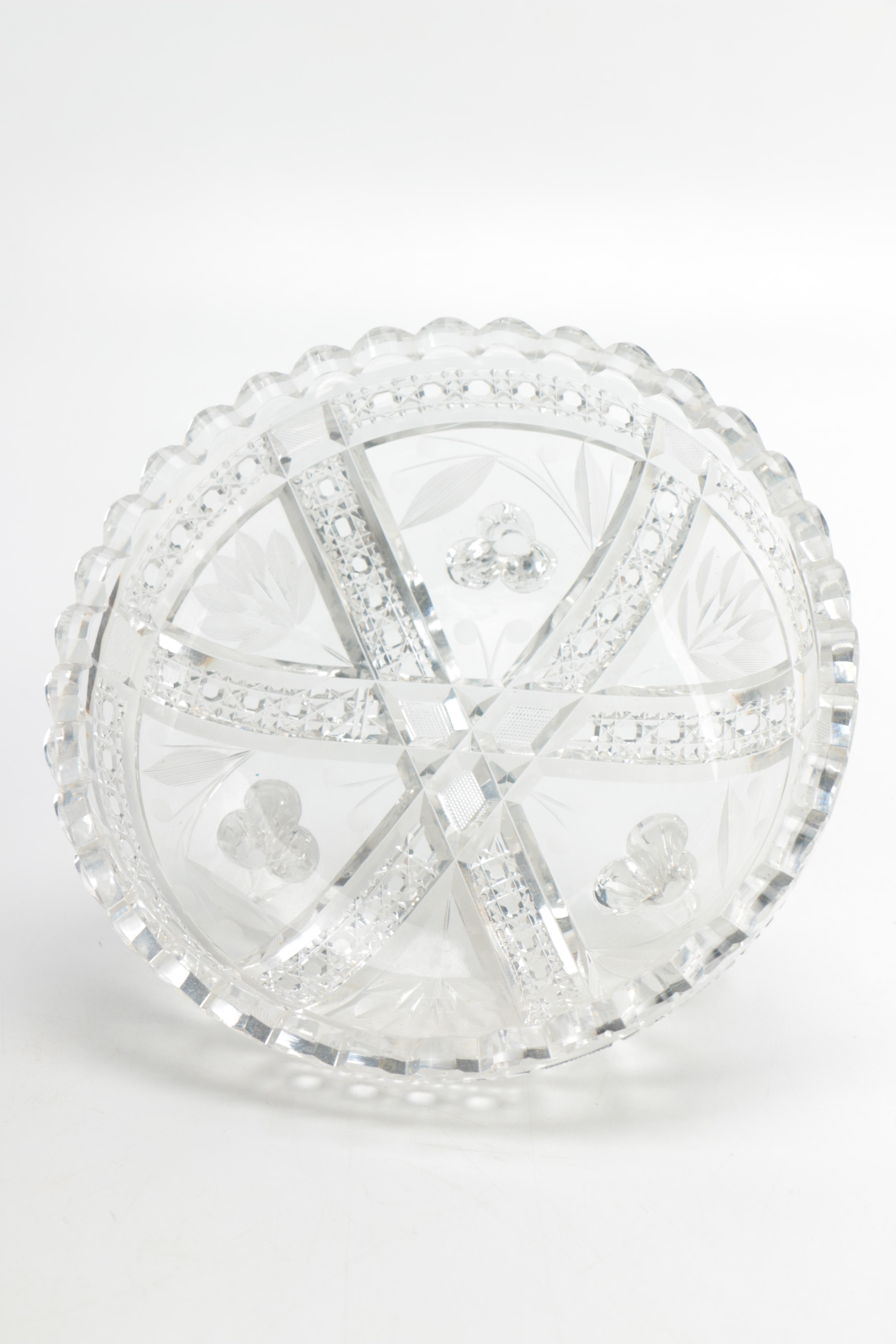 Group of Cut and Pressed Glass Tableware