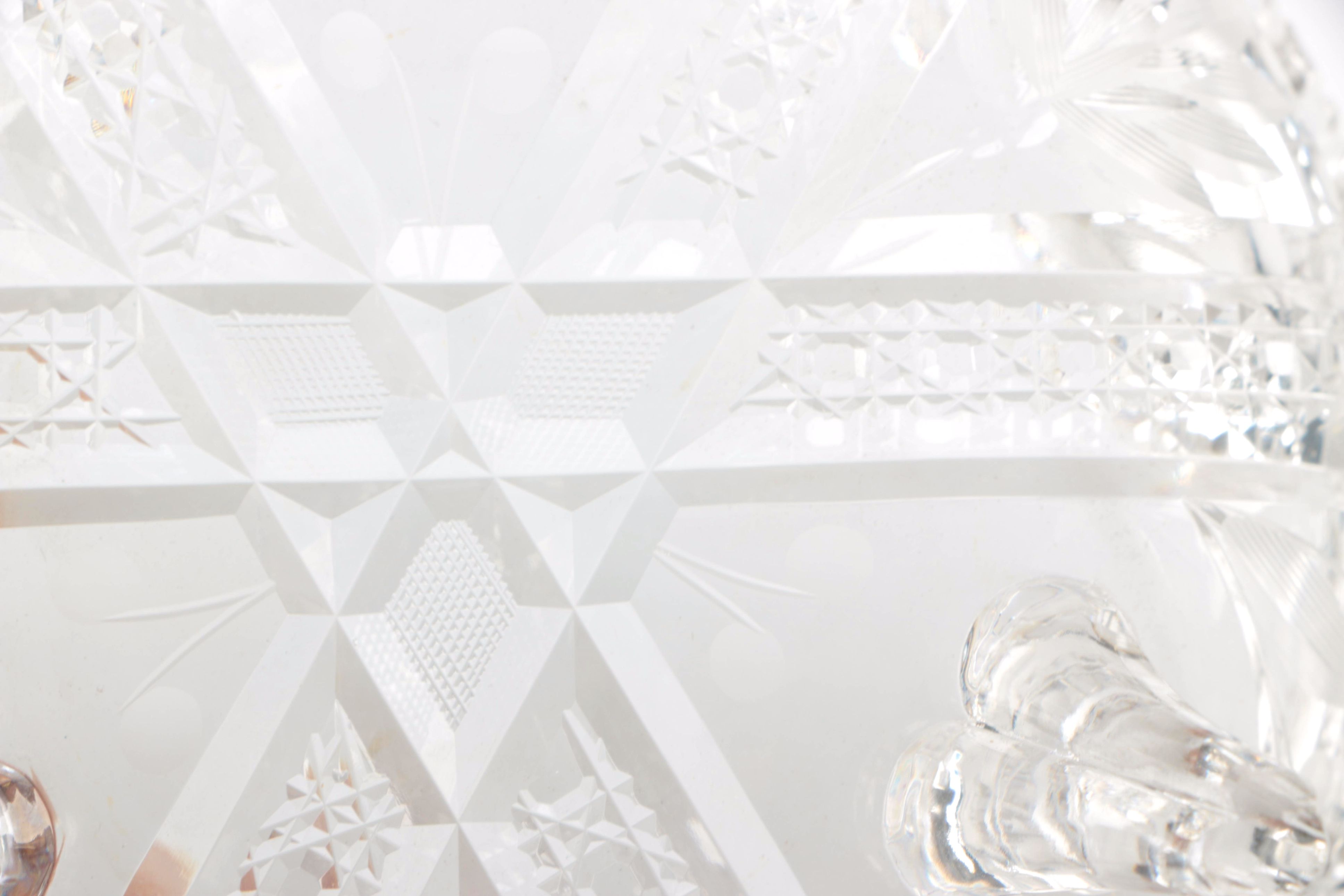 Group of Cut and Pressed Glass Tableware