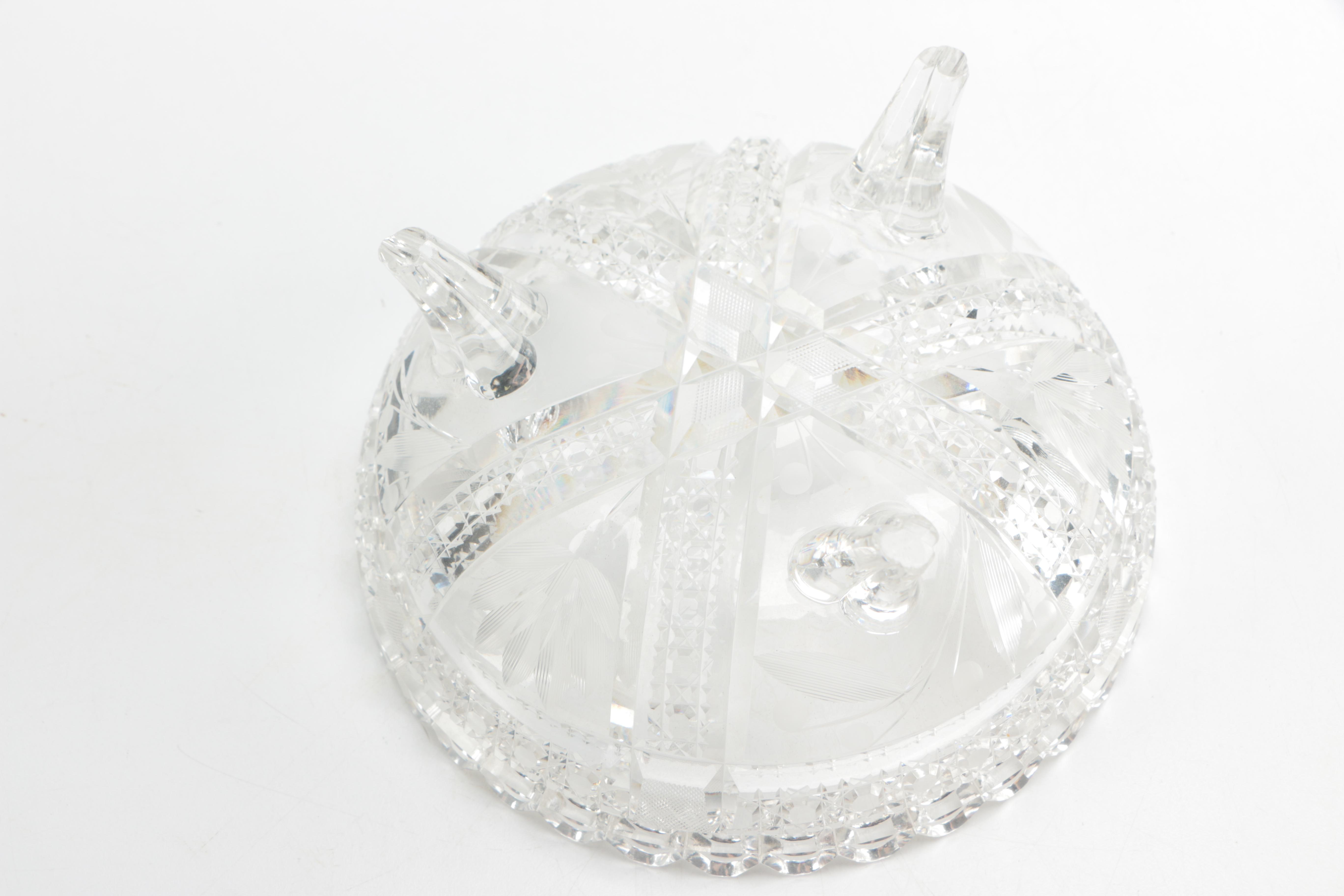 Group of Cut and Pressed Glass Tableware