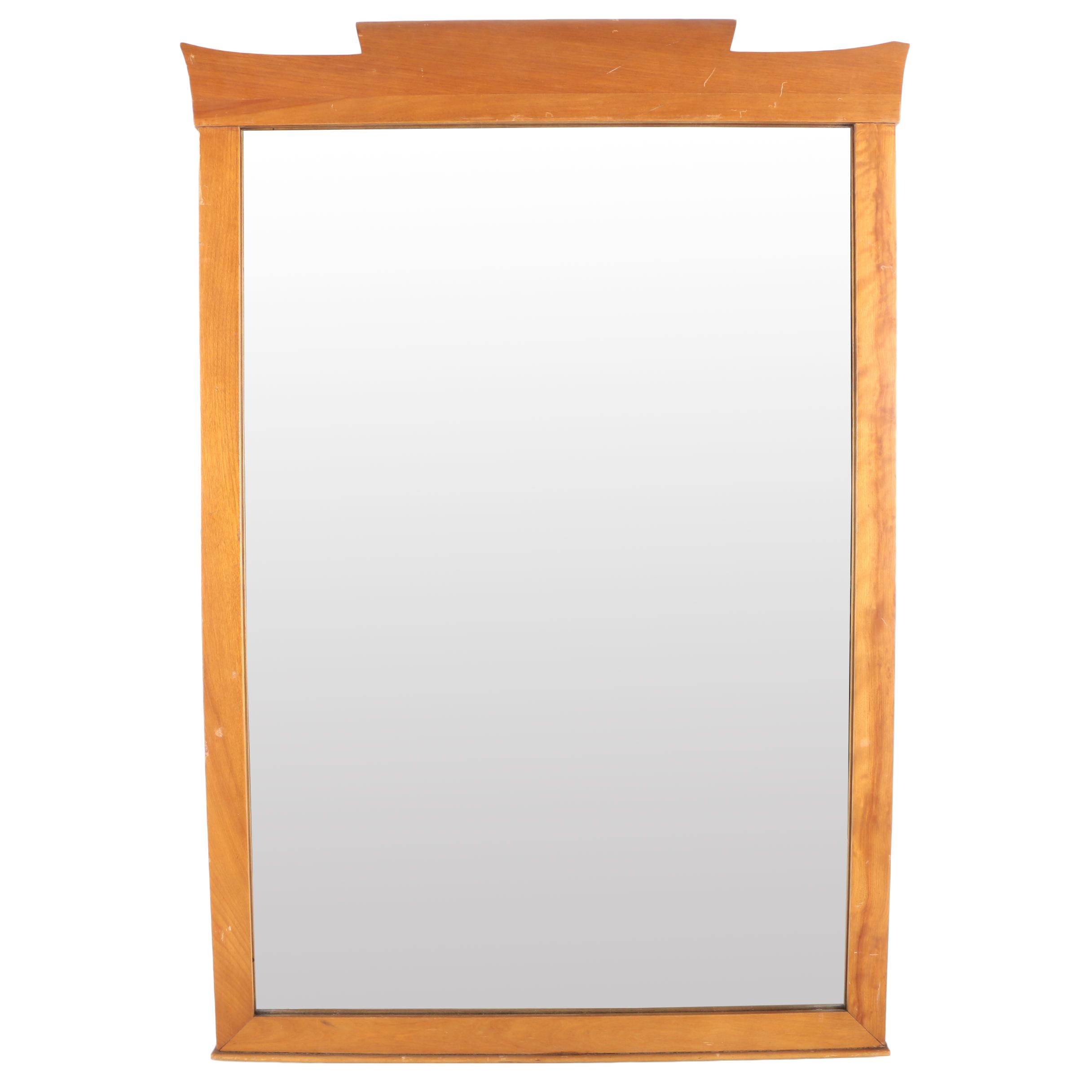 Rectangular Wood Wall Mirror